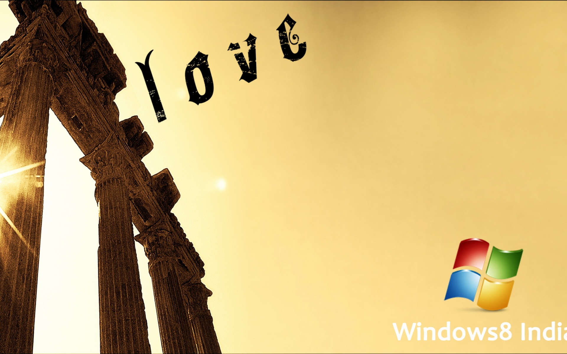 Windows,8,设计,简约,黄色,系统,儿童桌面专用