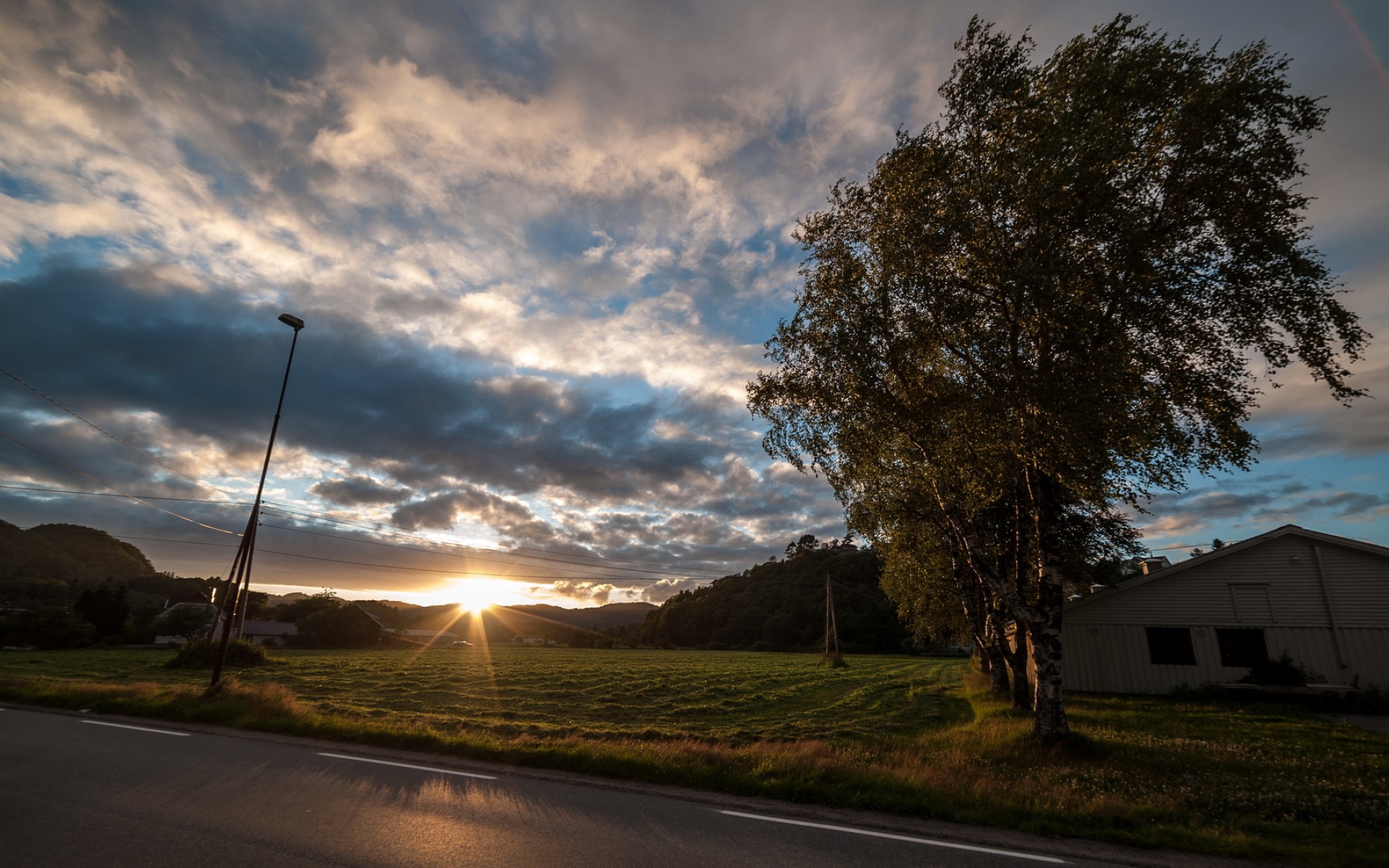 风景,落日余晖,2012Y十月27D,儿童桌面专用