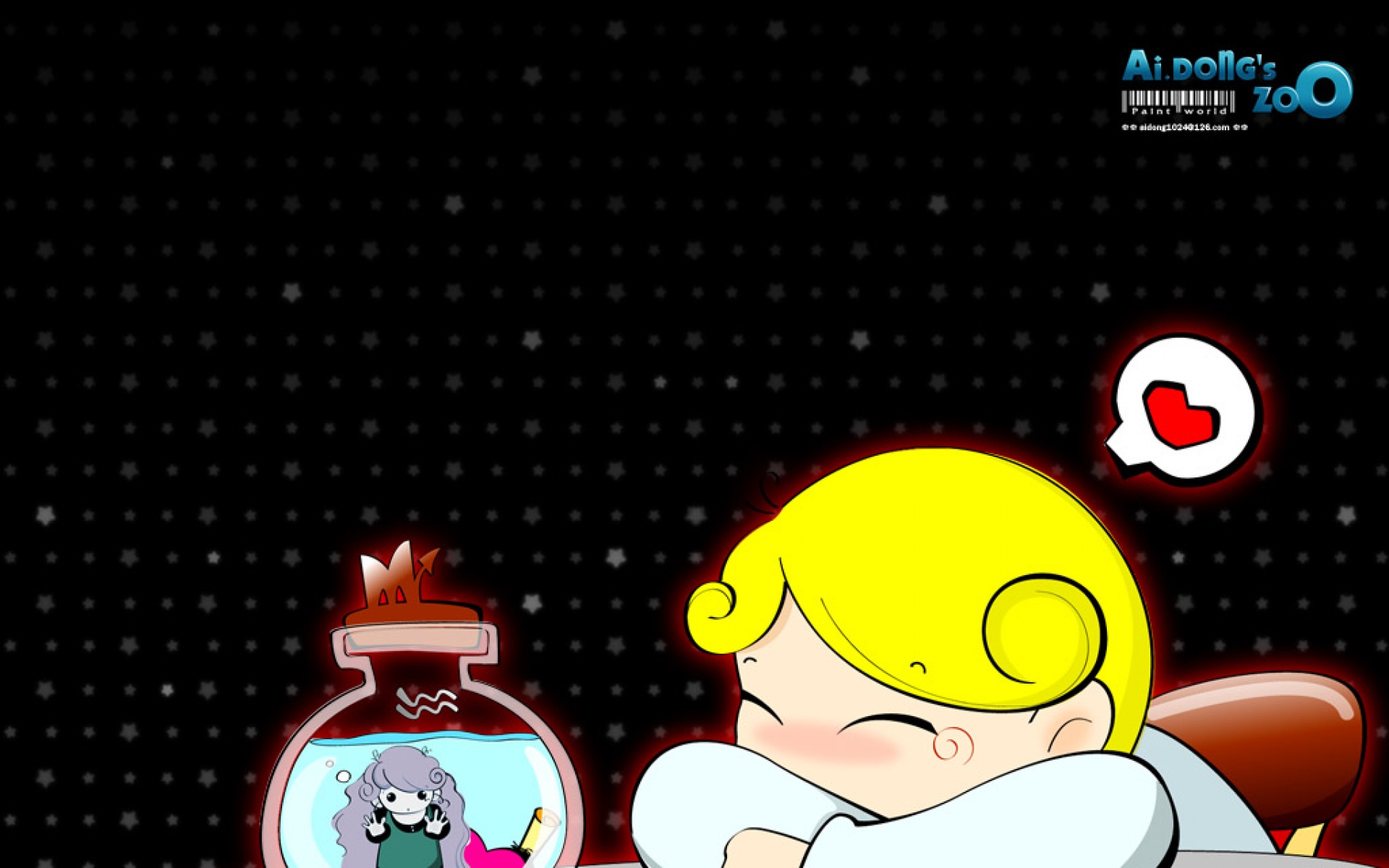 爱冬,女孩,精美,可爱,原创,卡通,儿童桌面专用