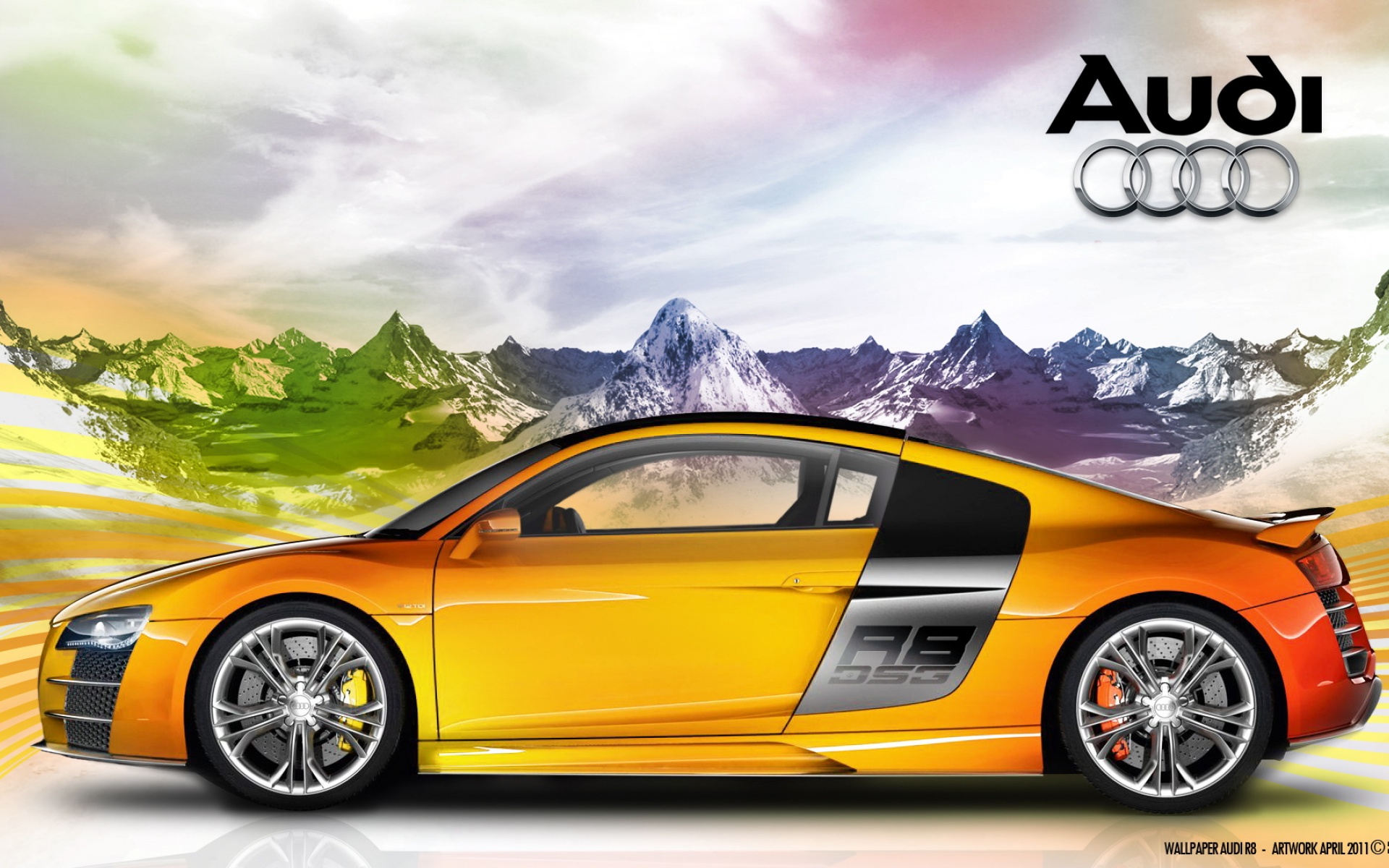 汽车,超跑,奥迪R8,2012Y十月29D,儿童桌面专用