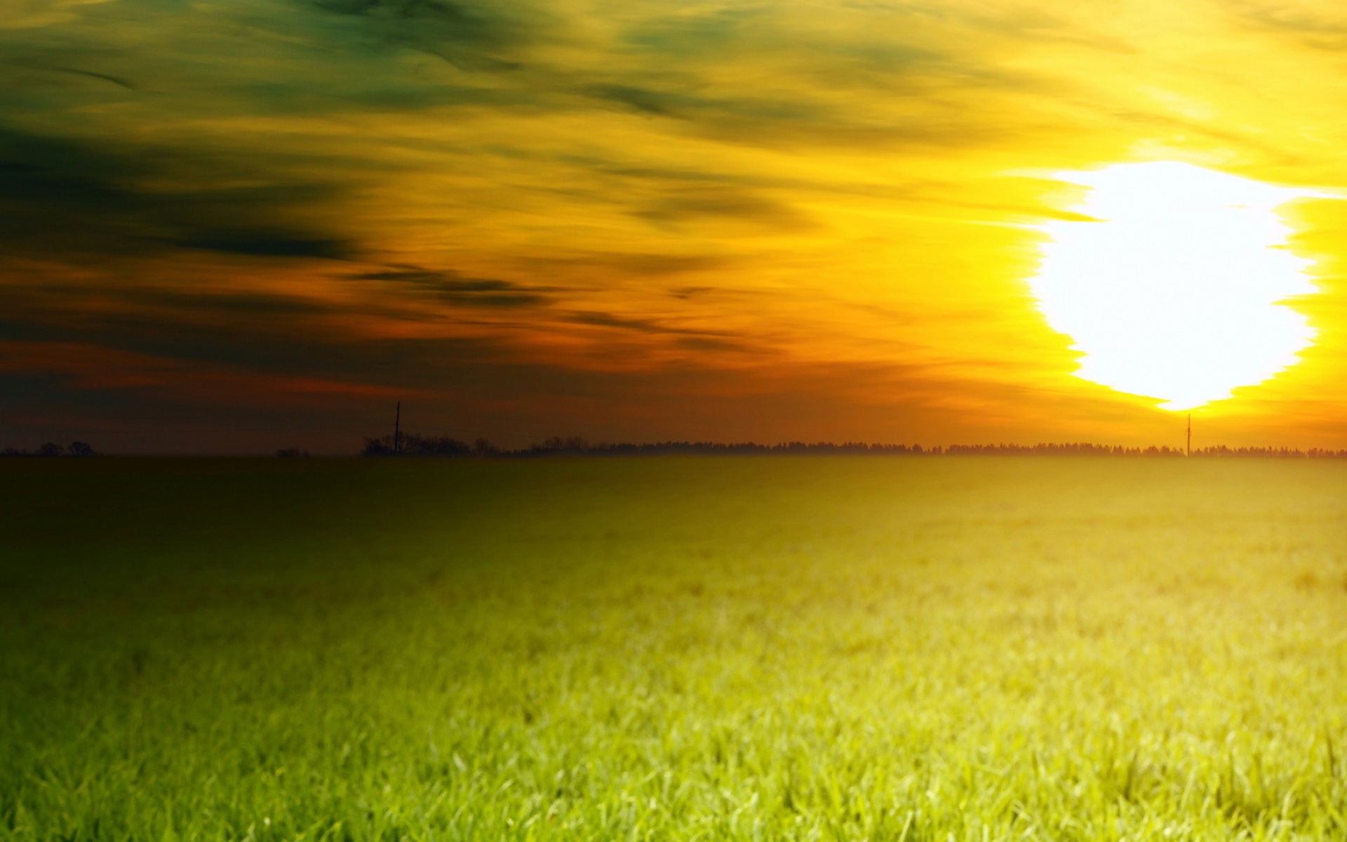 风景,碧绿草原,2012Y十月28D,儿童桌面专用