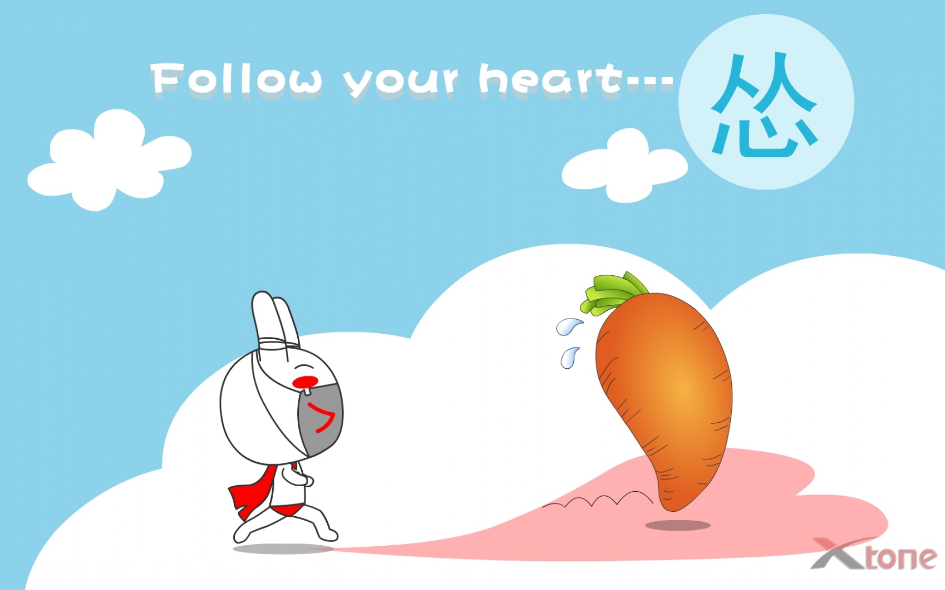 屌屌兔,可爱,卡通,宽屏,1080p,儿童桌面专用