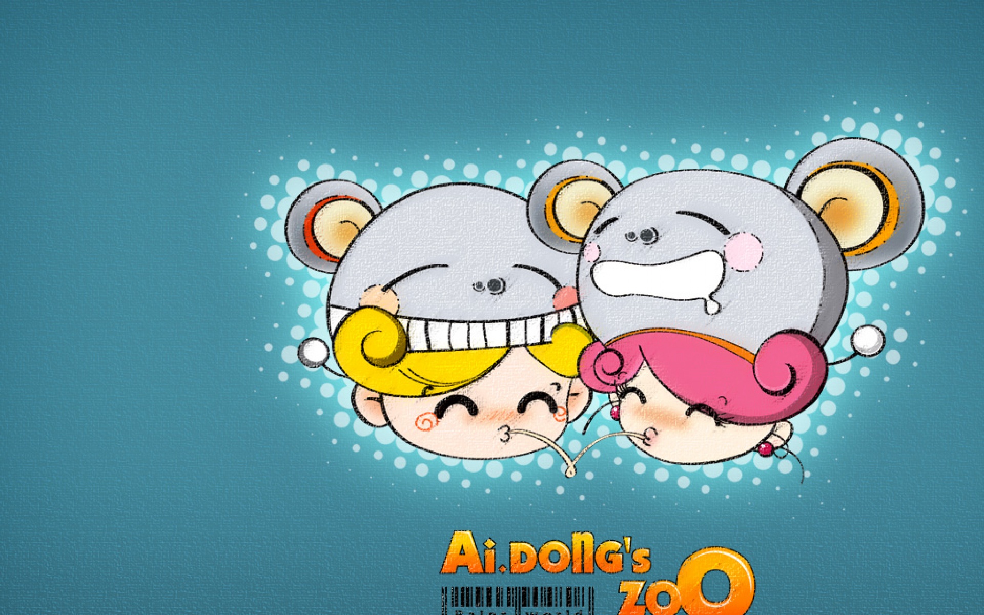 爱冬,女孩,精美,可爱,原创,卡通,儿童桌面专用