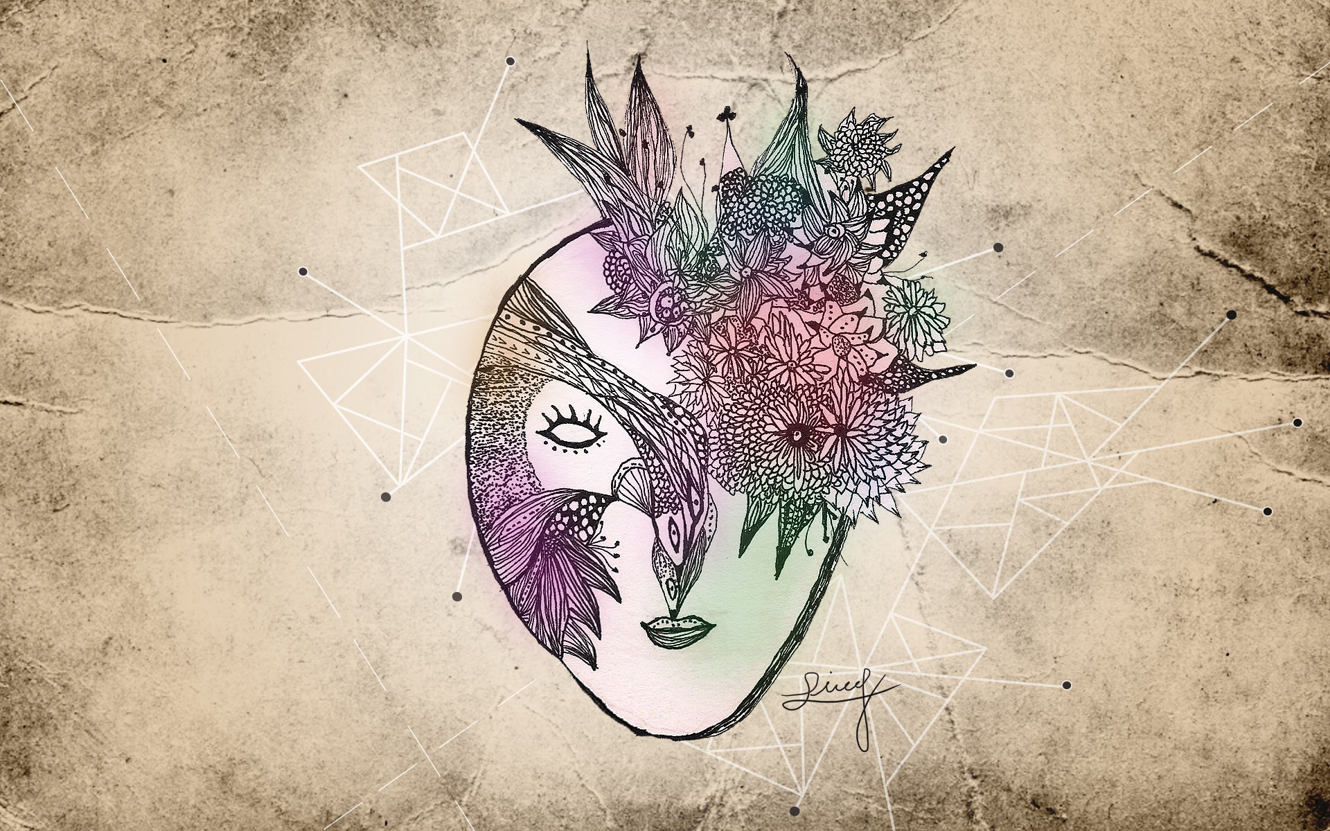 面具,女人,艺术,设计,宽屏,2012Y十月29D,儿童桌面专用