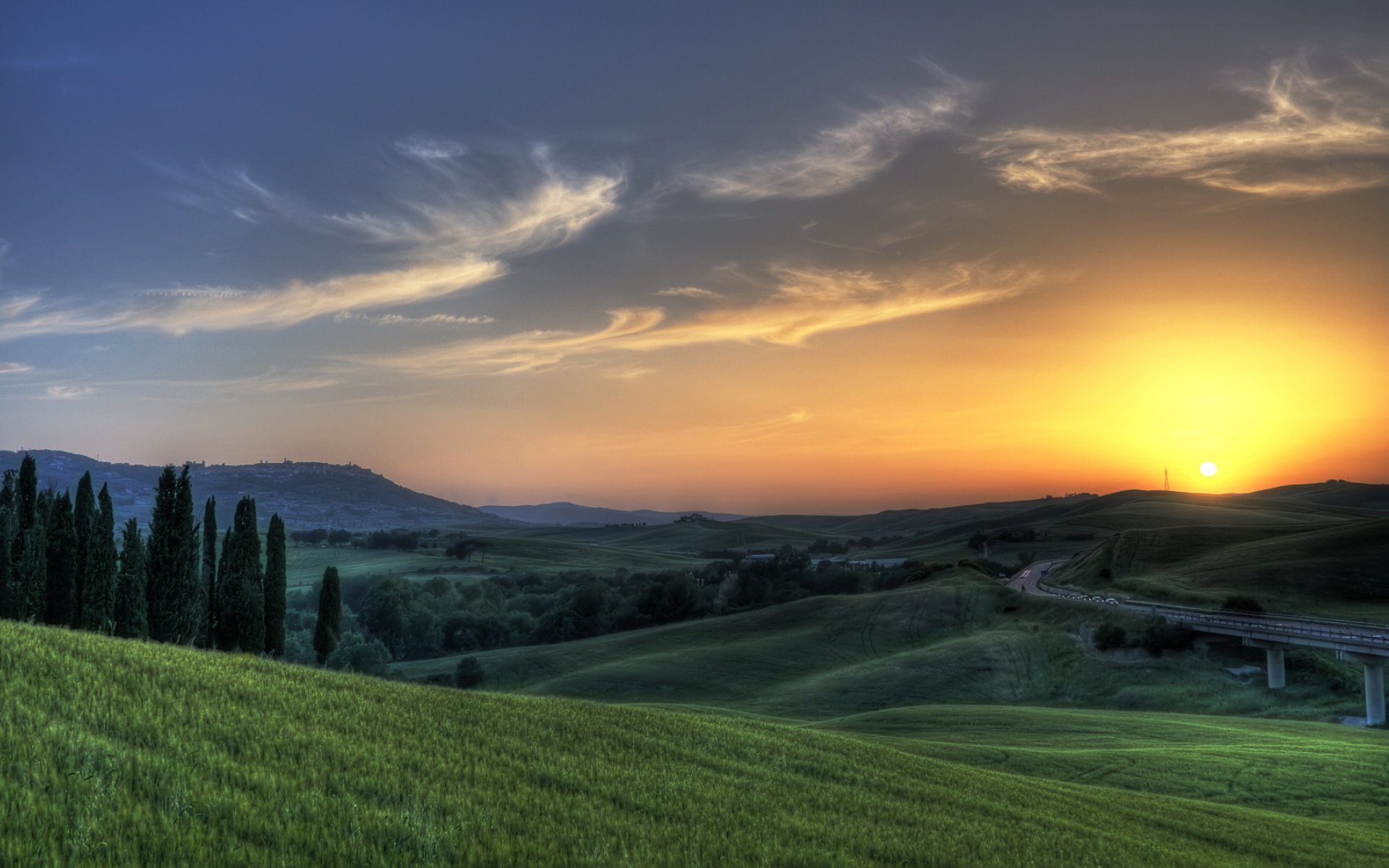 风景,落日余晖,2012Y十月27D,儿童桌面专用