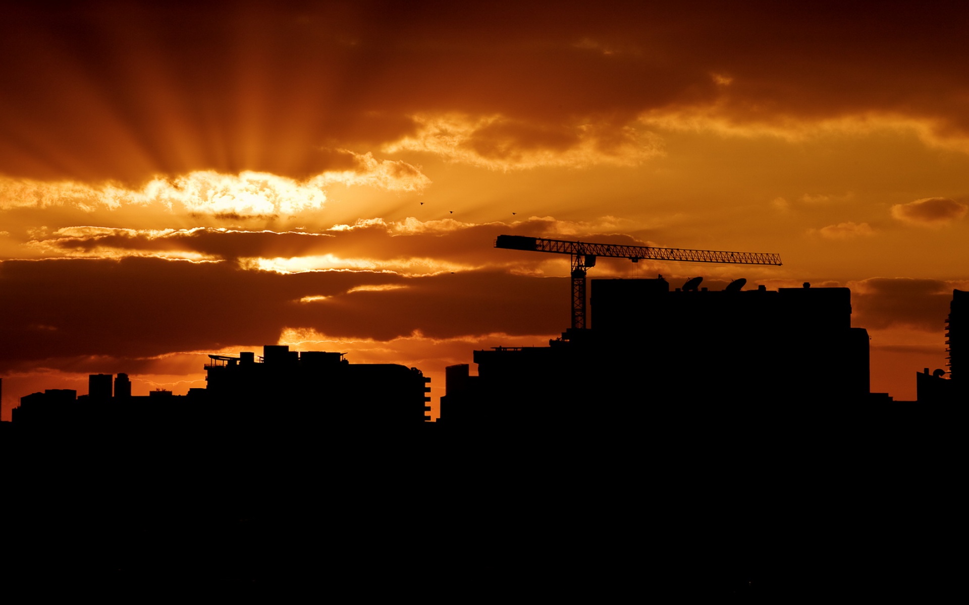 风景,落日余晖,2012Y十月27D,儿童桌面专用