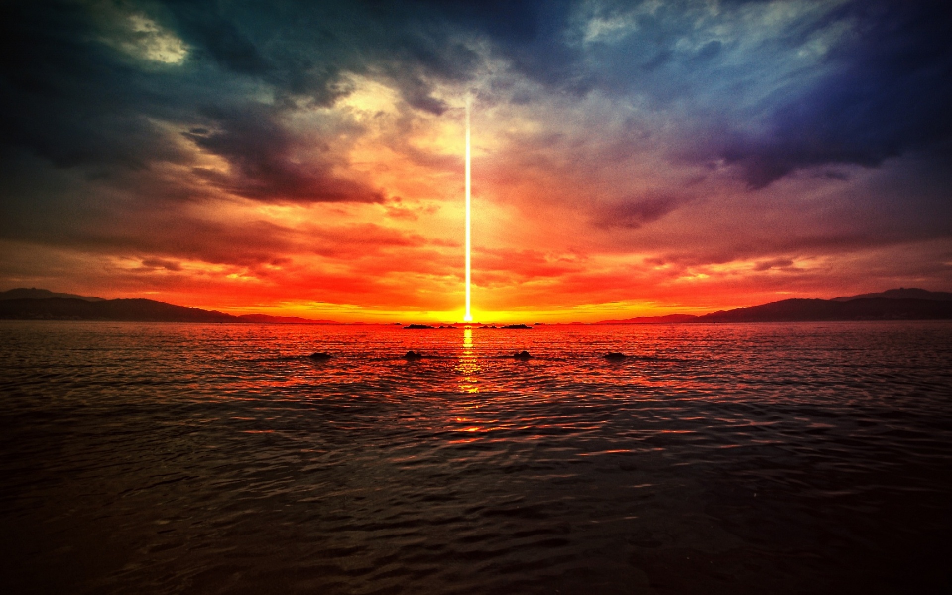 风景,落日余晖,2012Y十月28D,儿童桌面专用