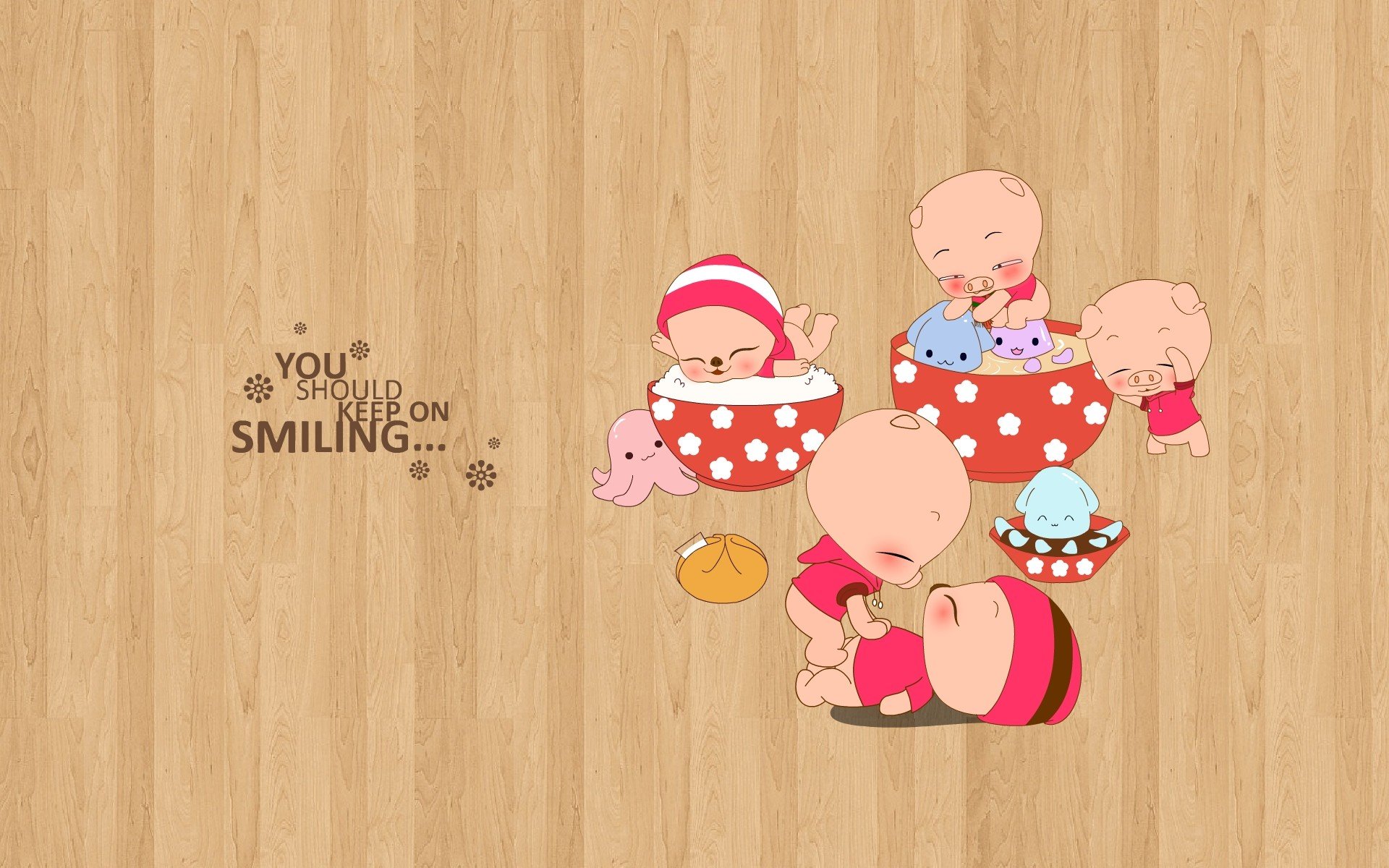 卡通,毕加猪,爱与梦飞翔,2012Y十一月21D,儿童桌面专用