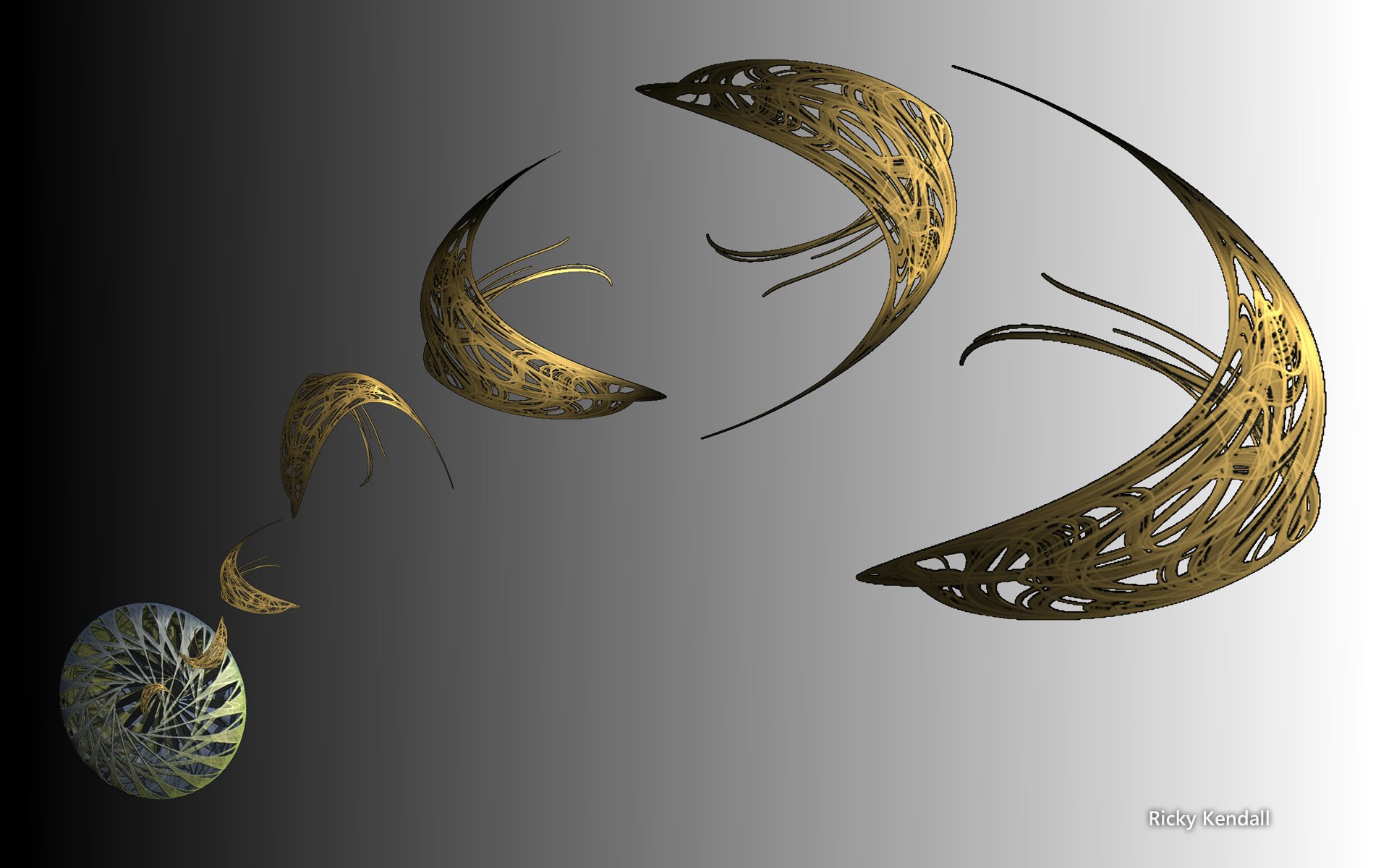 抽象,递归,设计,儿童桌面专用