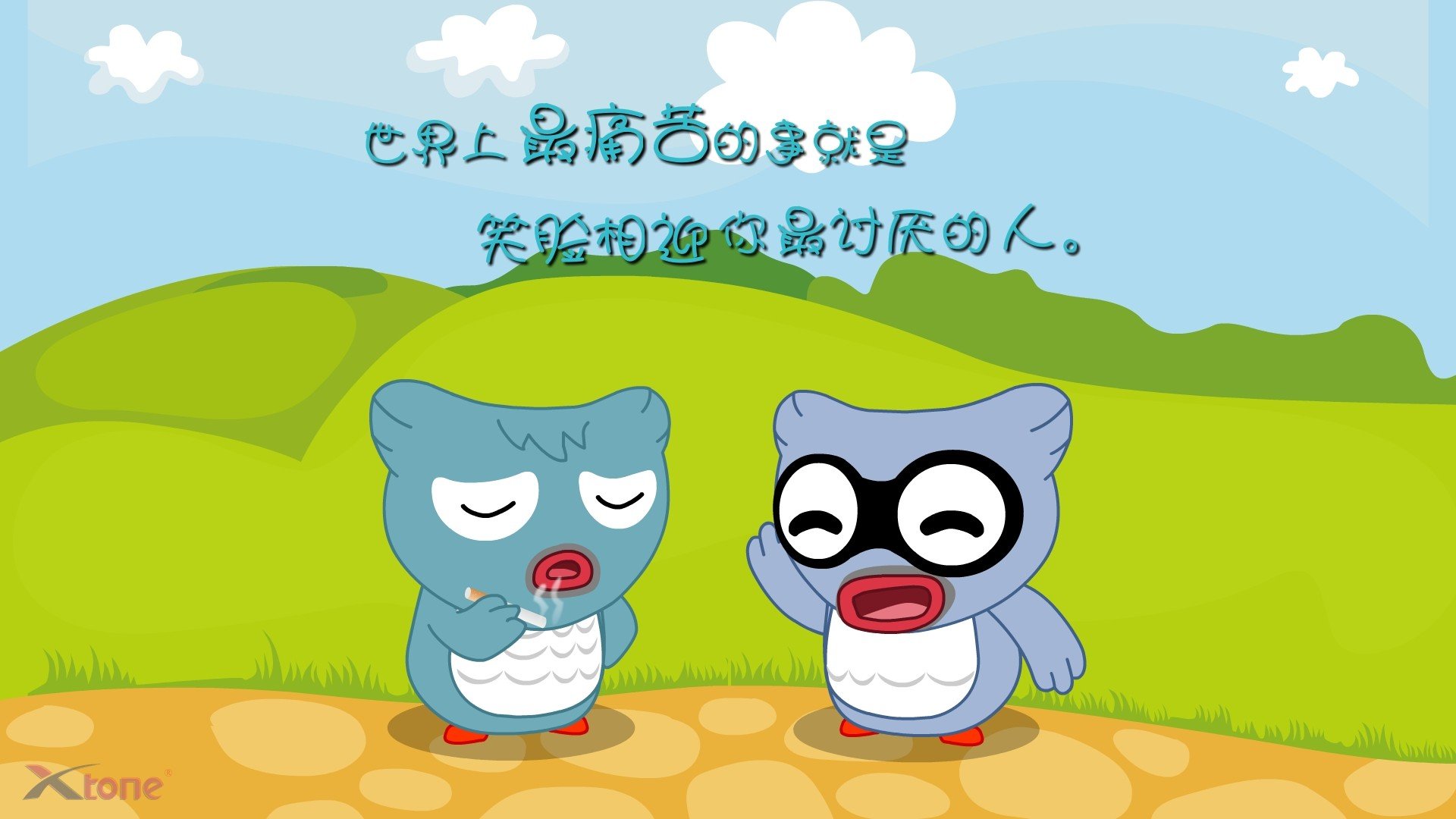 卡通,小小鸟,2012Y十一月20D,儿童桌面专用