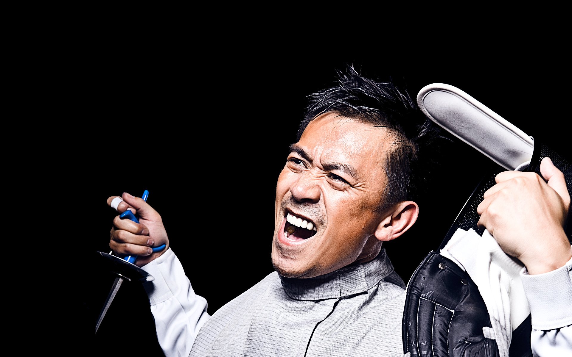 运动,黑色,王学兵,击剑,男明星