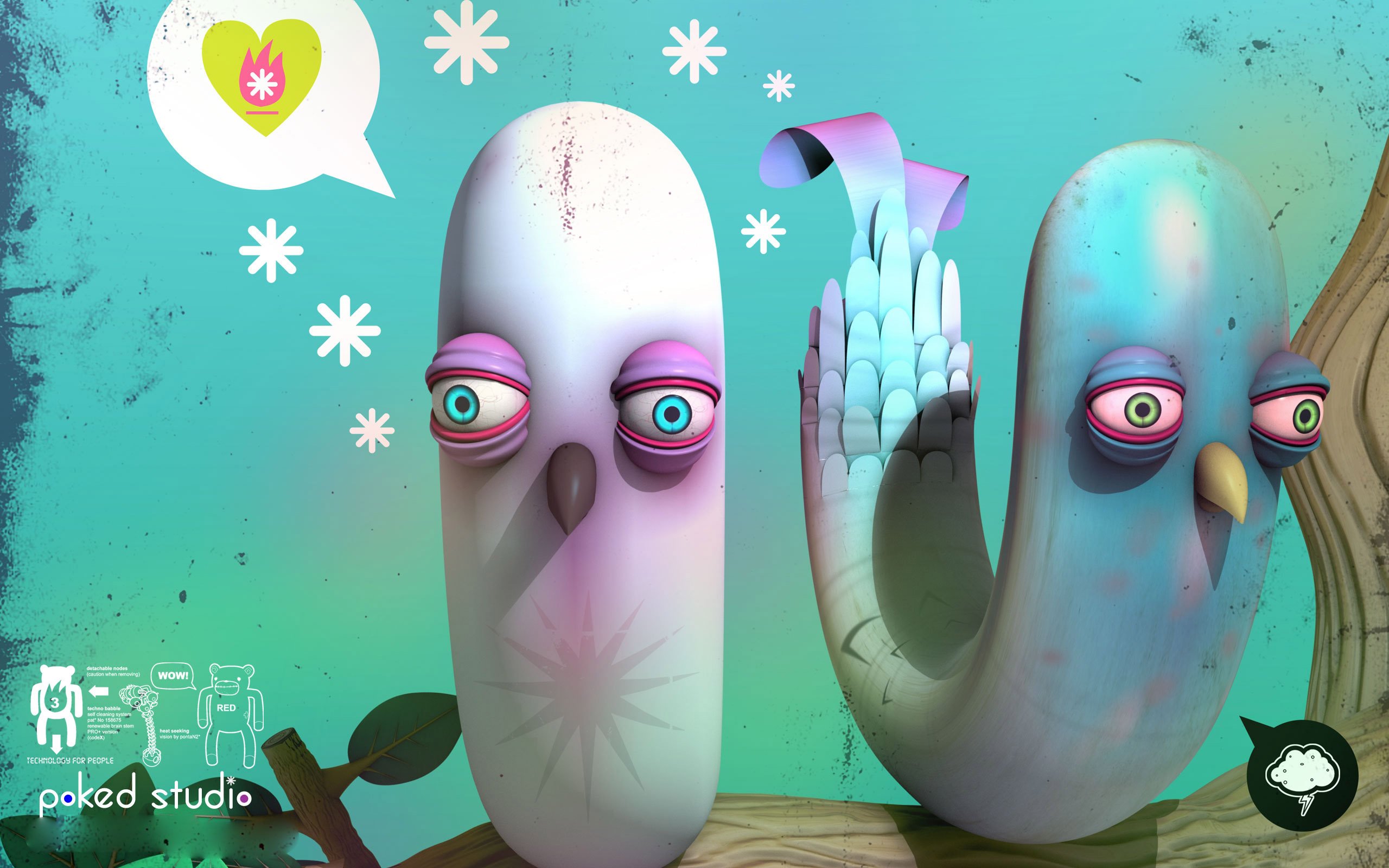 插画,绘画,蓝色,另类,设计,炫彩,儿童桌面专用