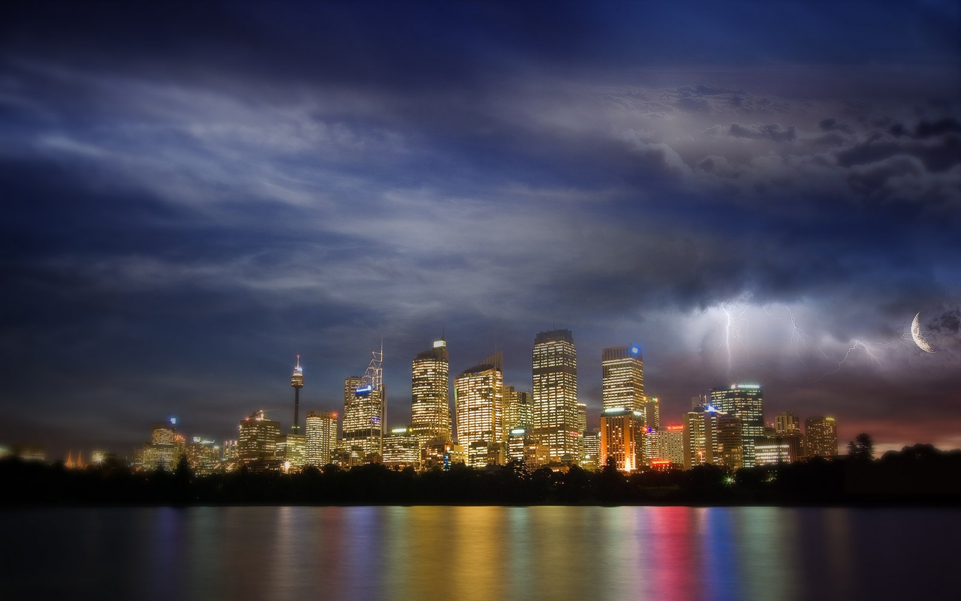 风景,城市夜景,2012Y十月31D,儿童桌面专用