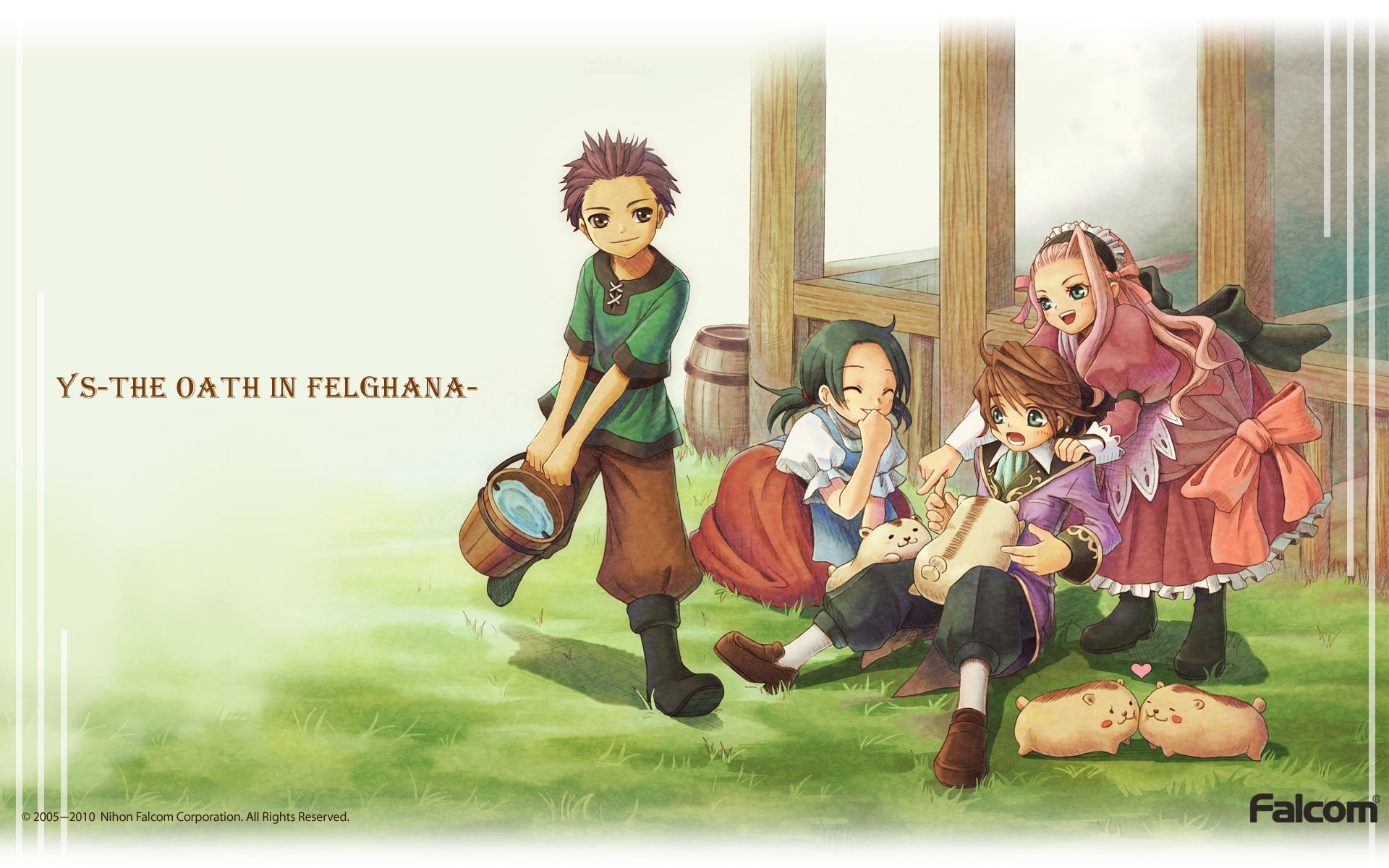 伊苏,空之轨迹,Falcom,官方,精美,动漫,2012Y十月31D,儿童桌面专用