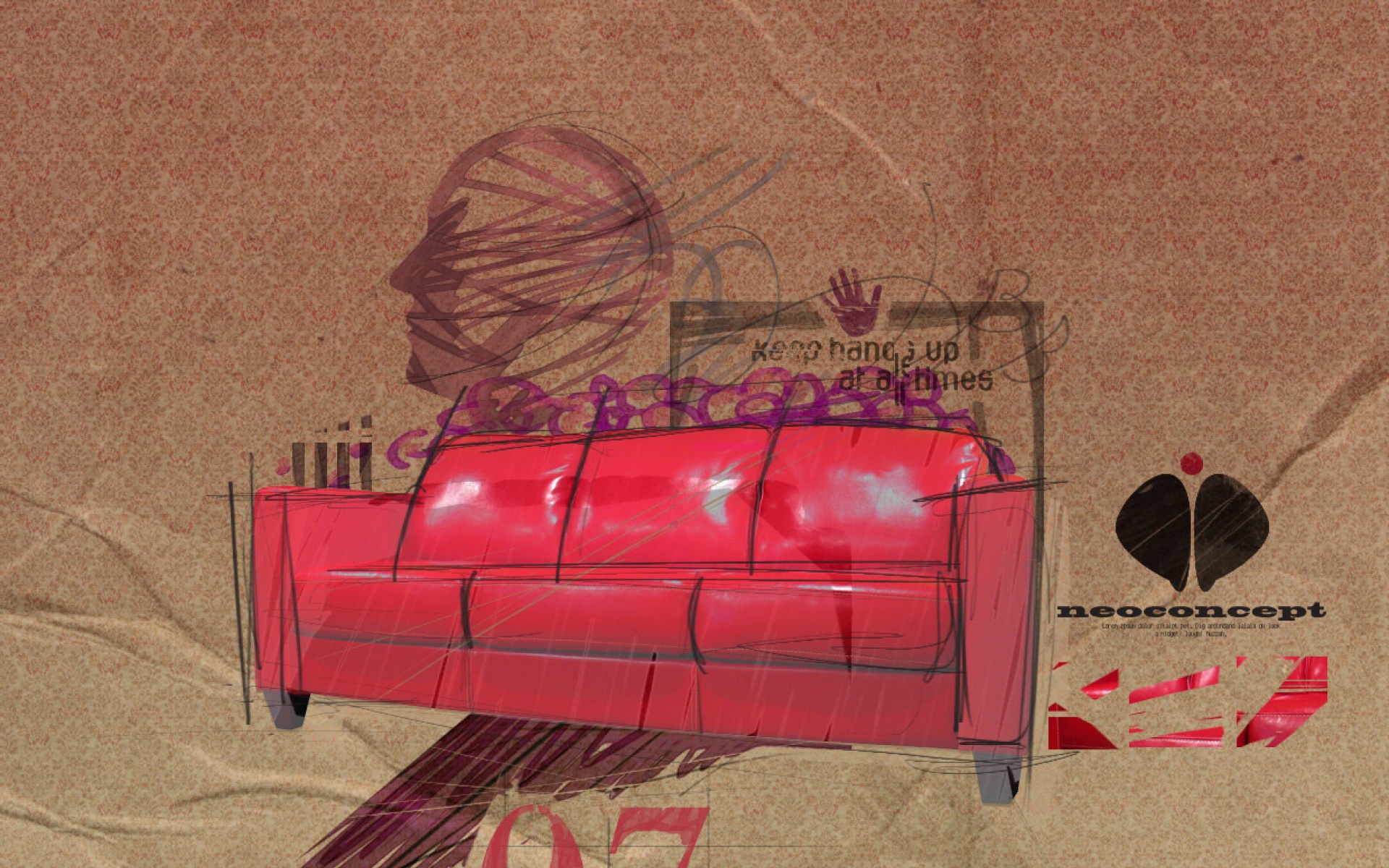 设计,炫彩,手绘,儿童桌面专用