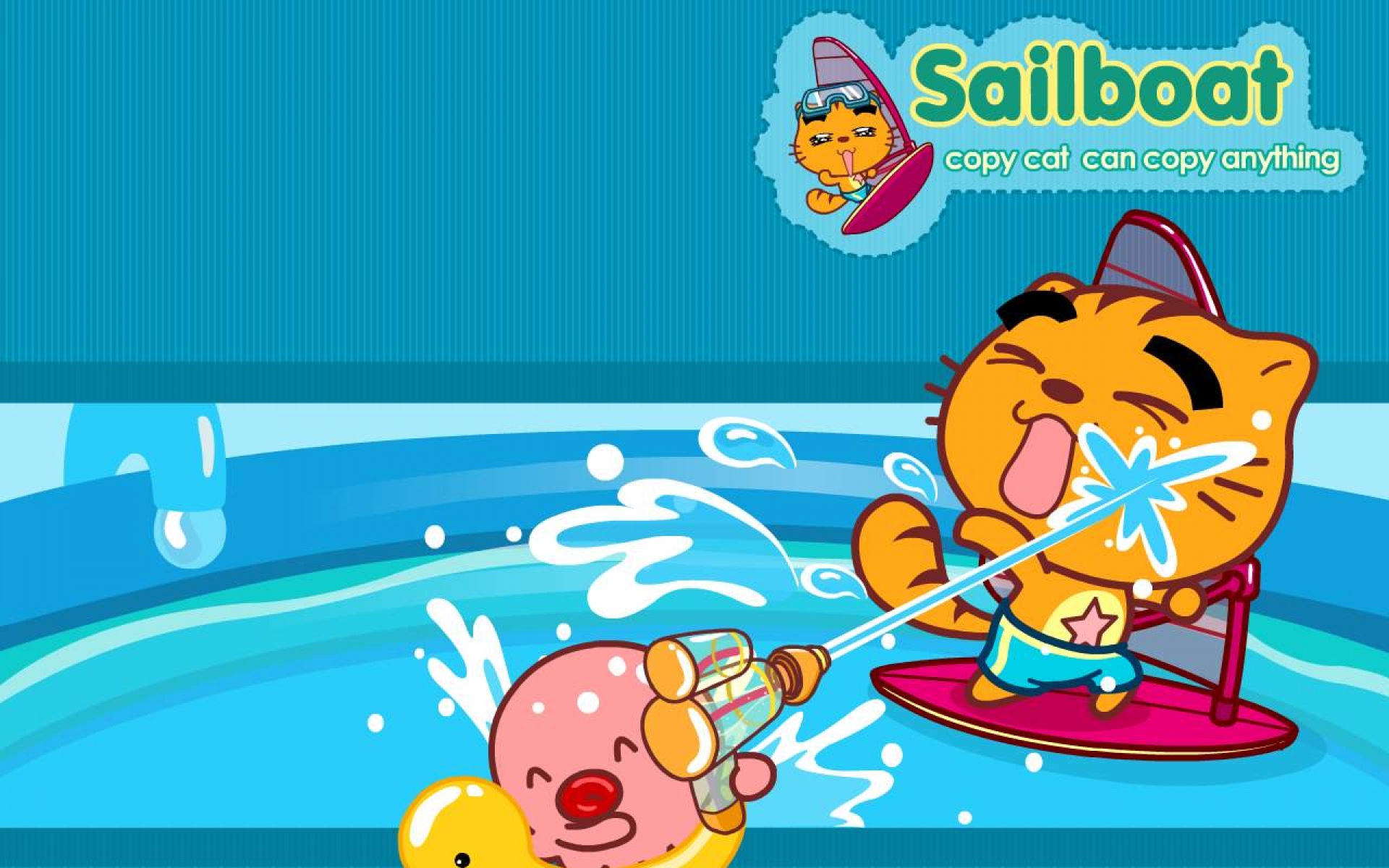 copycat,烤猫,可爱,卡通,2012Y十一月08D,儿童桌面专用