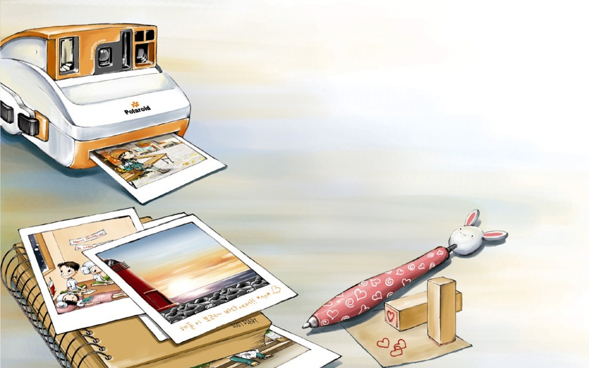 韩国,HARU,卡通,系列,2012Y十一月21D,儿童桌面专用