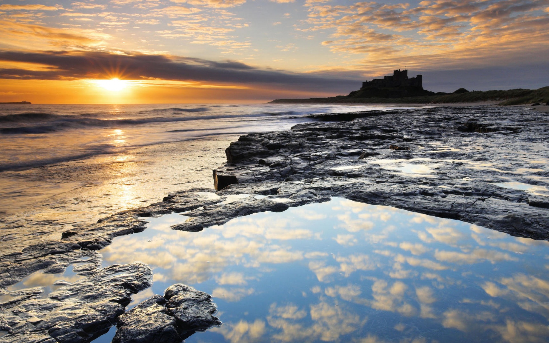 风景,落日余晖,2012Y十一月03D,儿童桌面专用