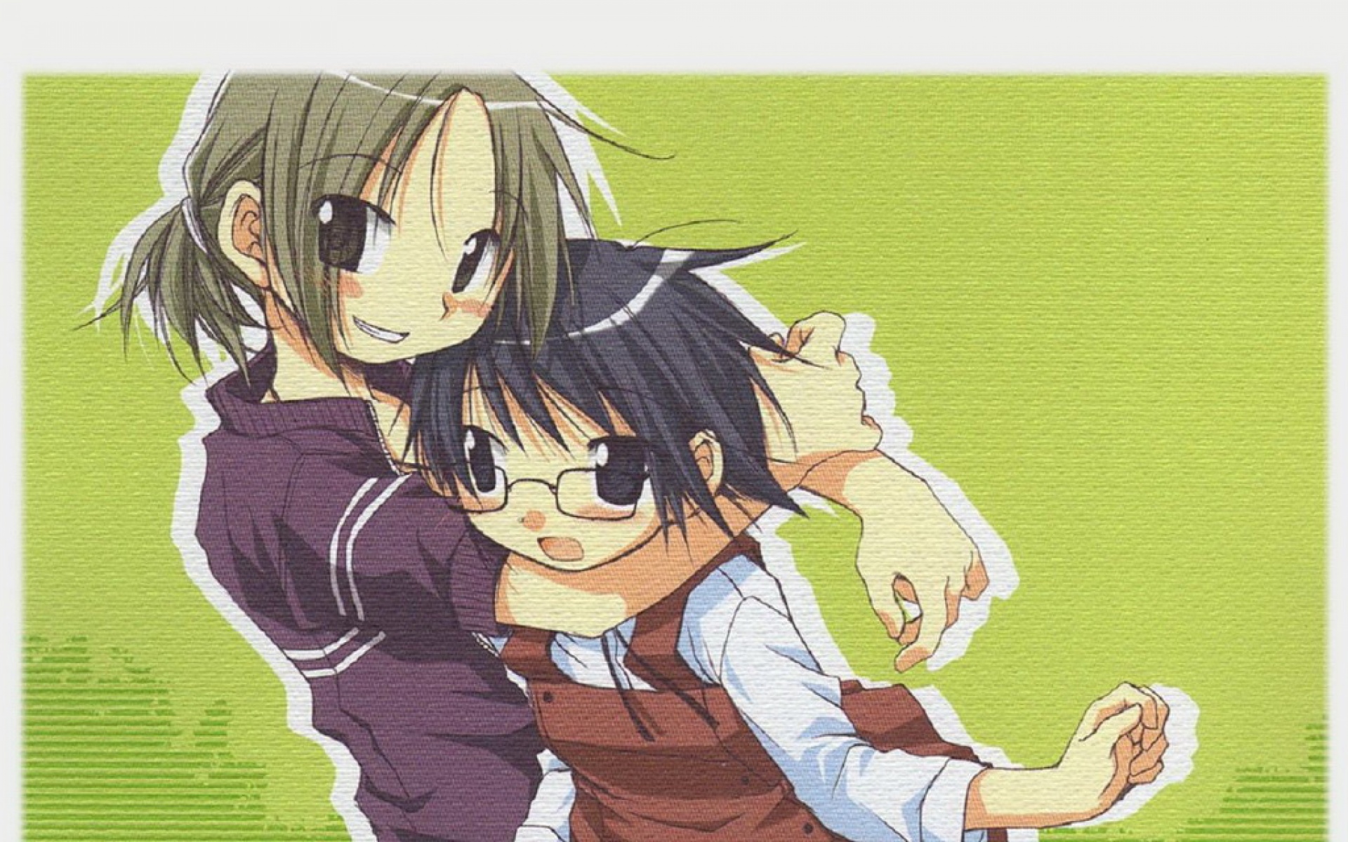 向阳素描,动漫,可爱,2012Y十一月04D,儿童桌面专用