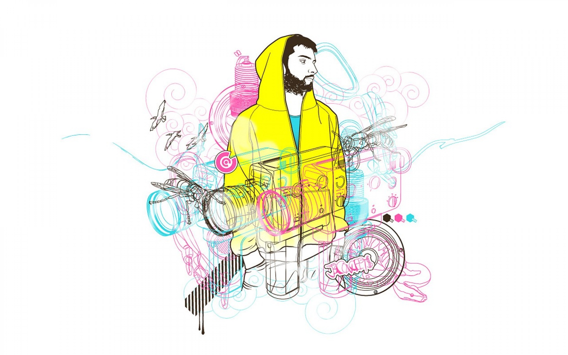 炫彩,手绘,儿童桌面专用