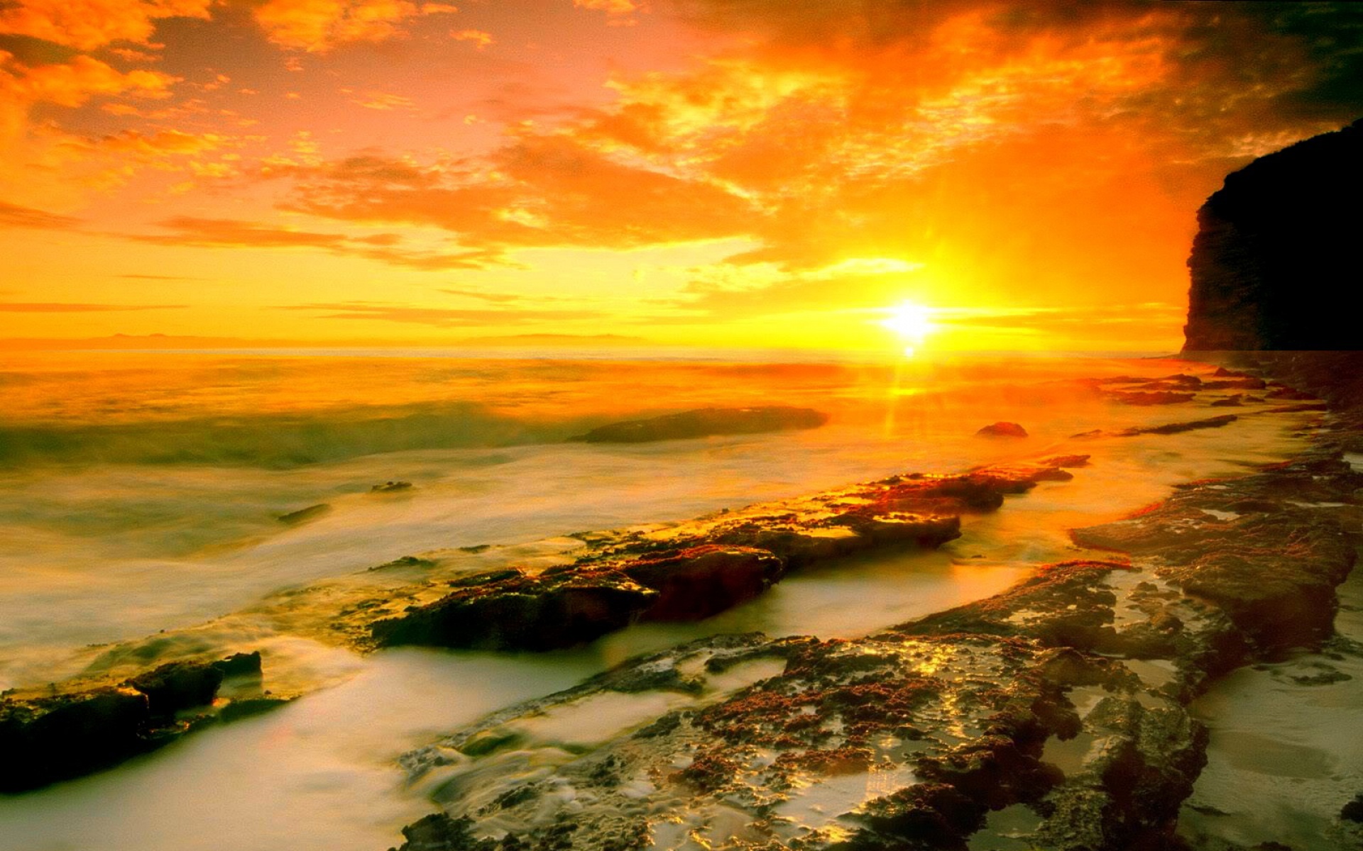 风景,落日余晖,2012Y十月31D,儿童桌面专用