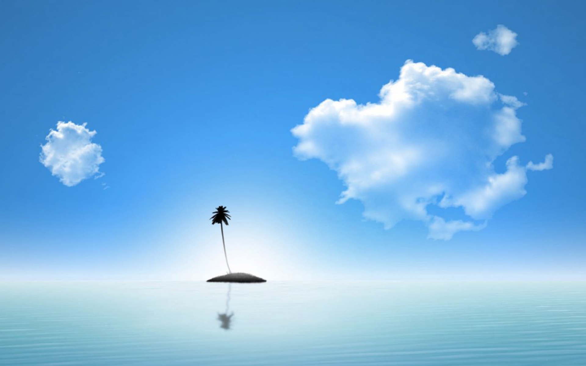 简约,蓝色,儿童桌面专用