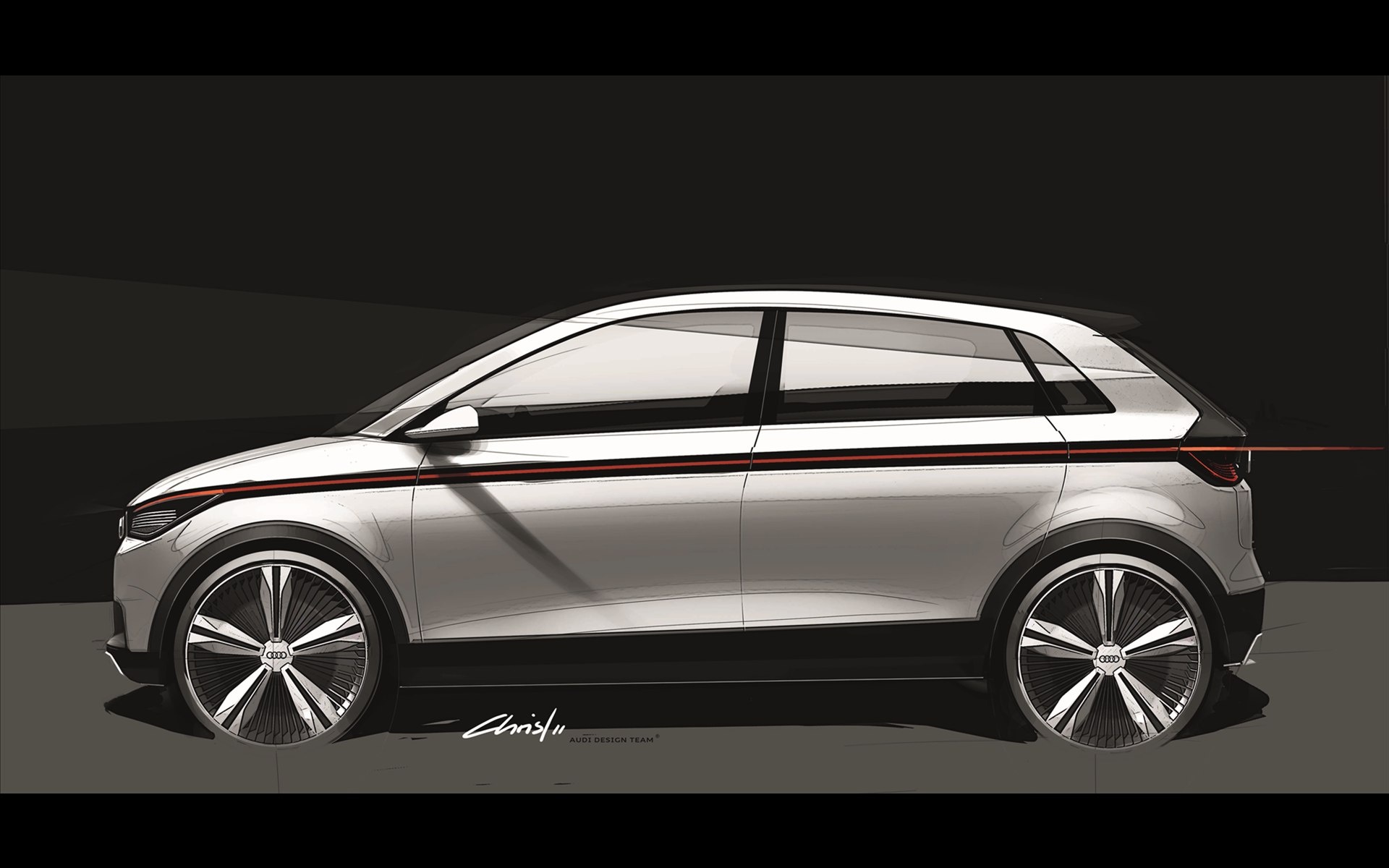 汽车,Audi,奥迪,A2,概念车,宽屏,2012Y十月30D,儿童桌面专用