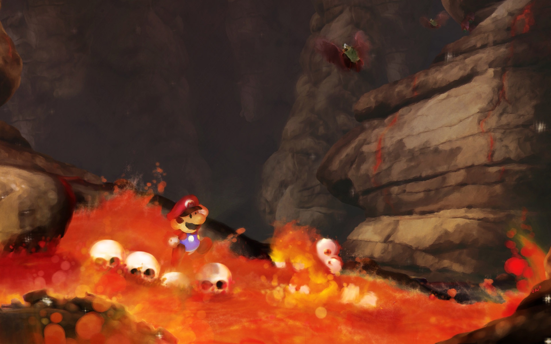 经典,怀旧,游戏,宽屏,手绘,油画,风格,2012Y十月31D