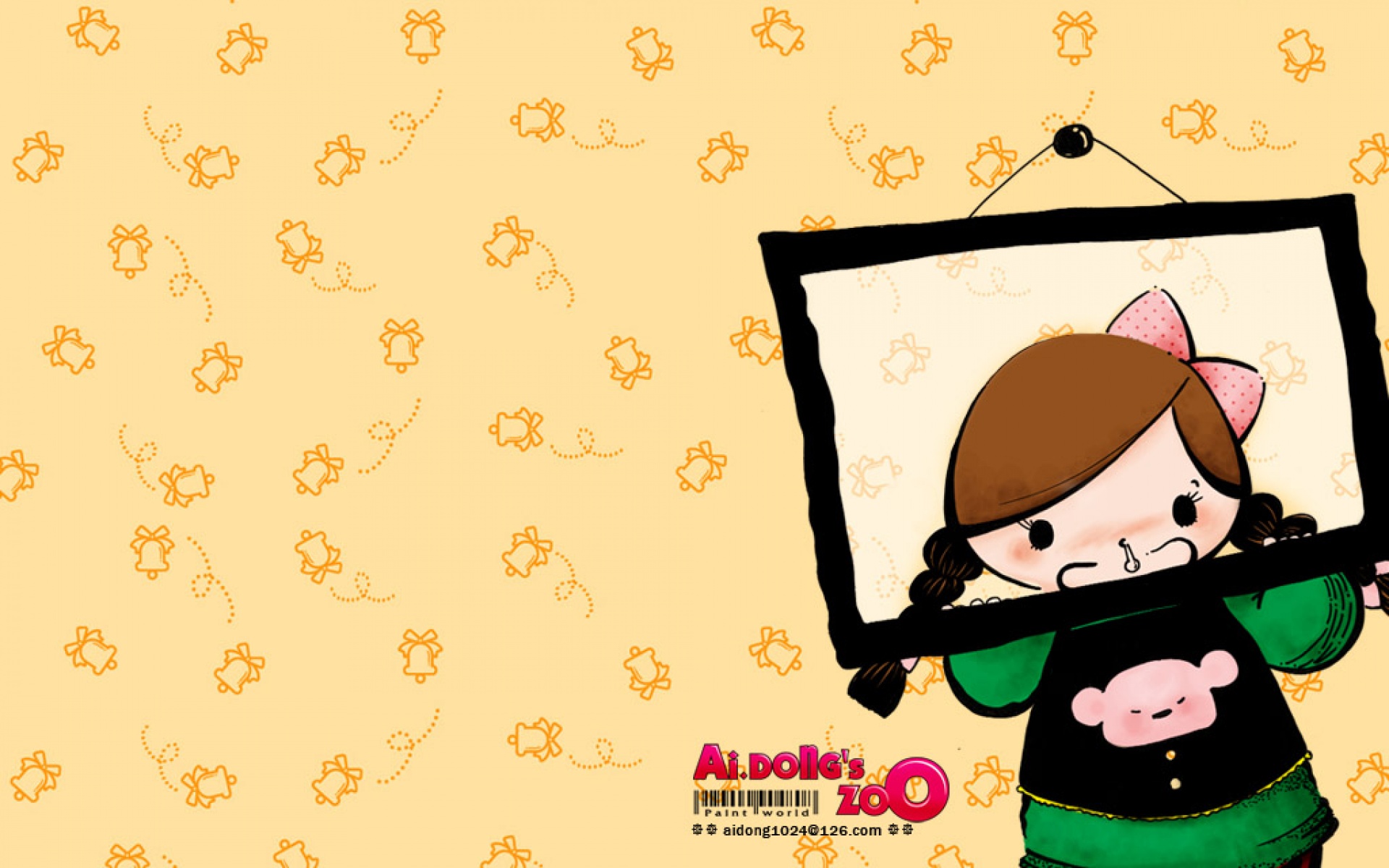 爱冬,女孩,精美,可爱,原创,卡通,2012Y十月31D,儿童桌面专用