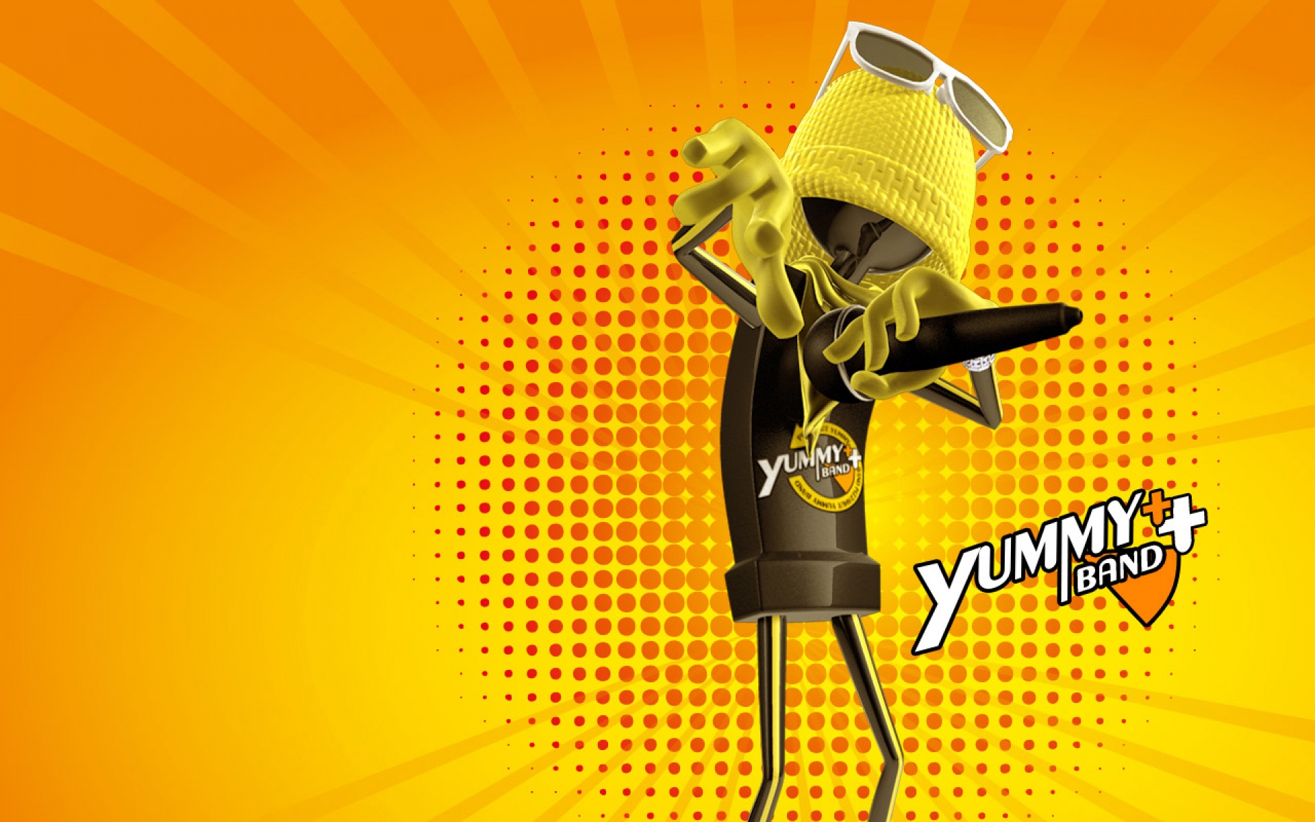 必胜客,品牌,设计,黄色,儿童桌面专用