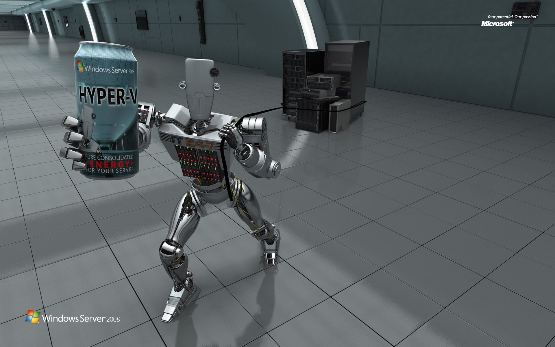 Windows,Server,机器人,广告,微软,2012Y十一月04D,创意,儿童桌面专用