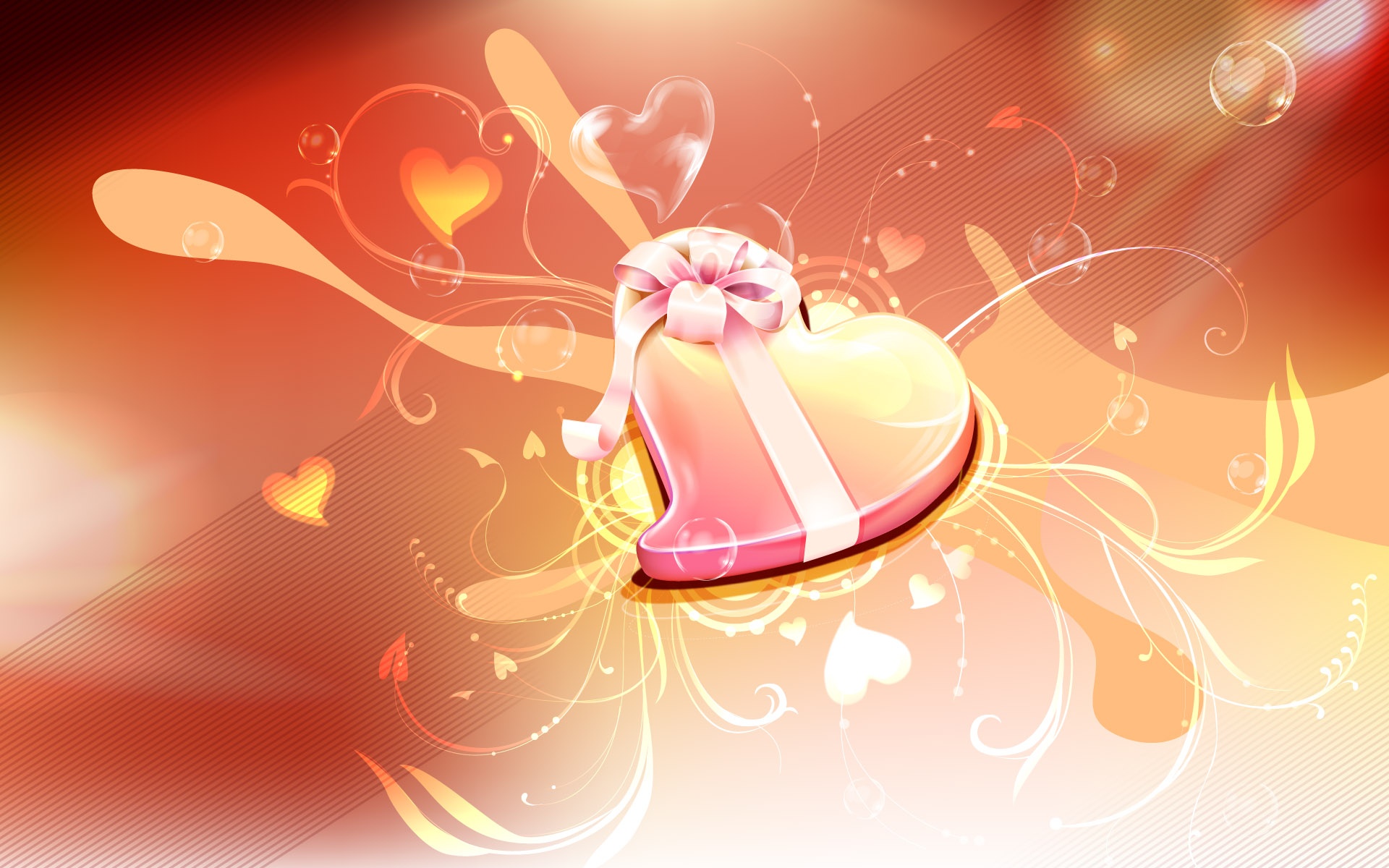 矢量,立体,设计,宽屏,2012Y十一月04D,红色,儿童桌面专用