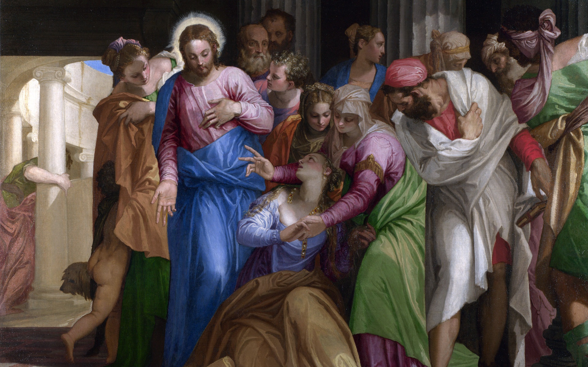 伦敦国家画廊,手绘