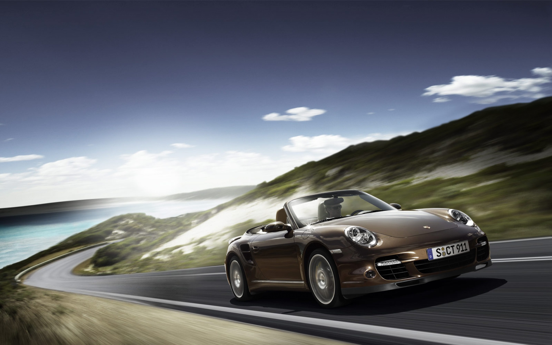 保时捷,911,Turbo,Cabriolet,汽车,2012Y十一月14D,儿童桌面专用