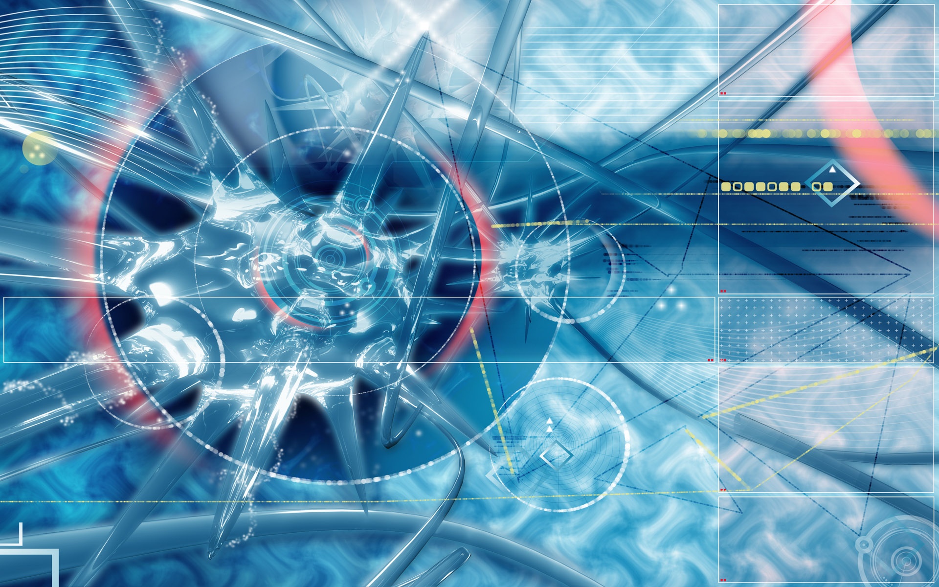 设计,炫彩,蓝色,儿童桌面专用