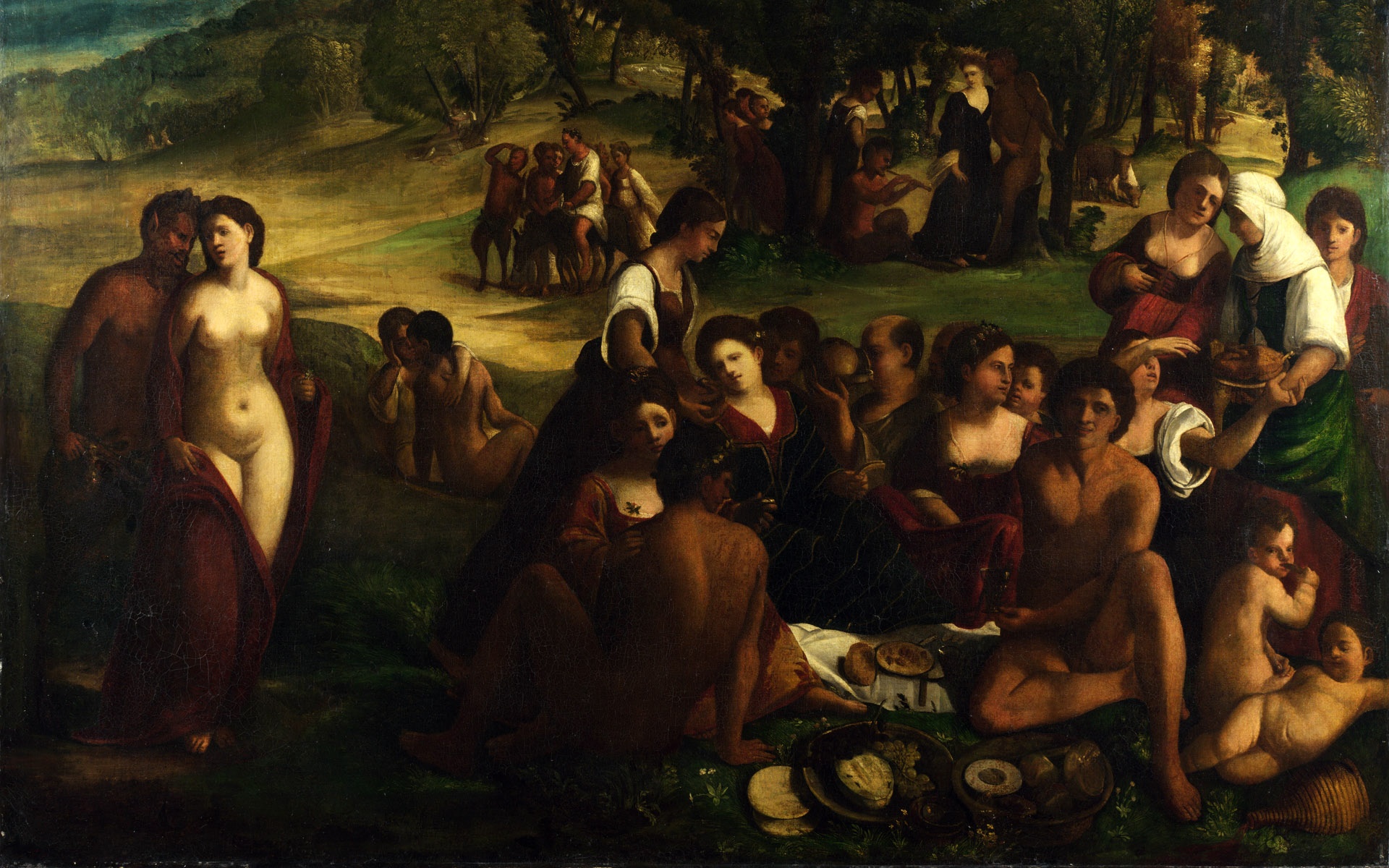 伦敦国家画廊,手绘