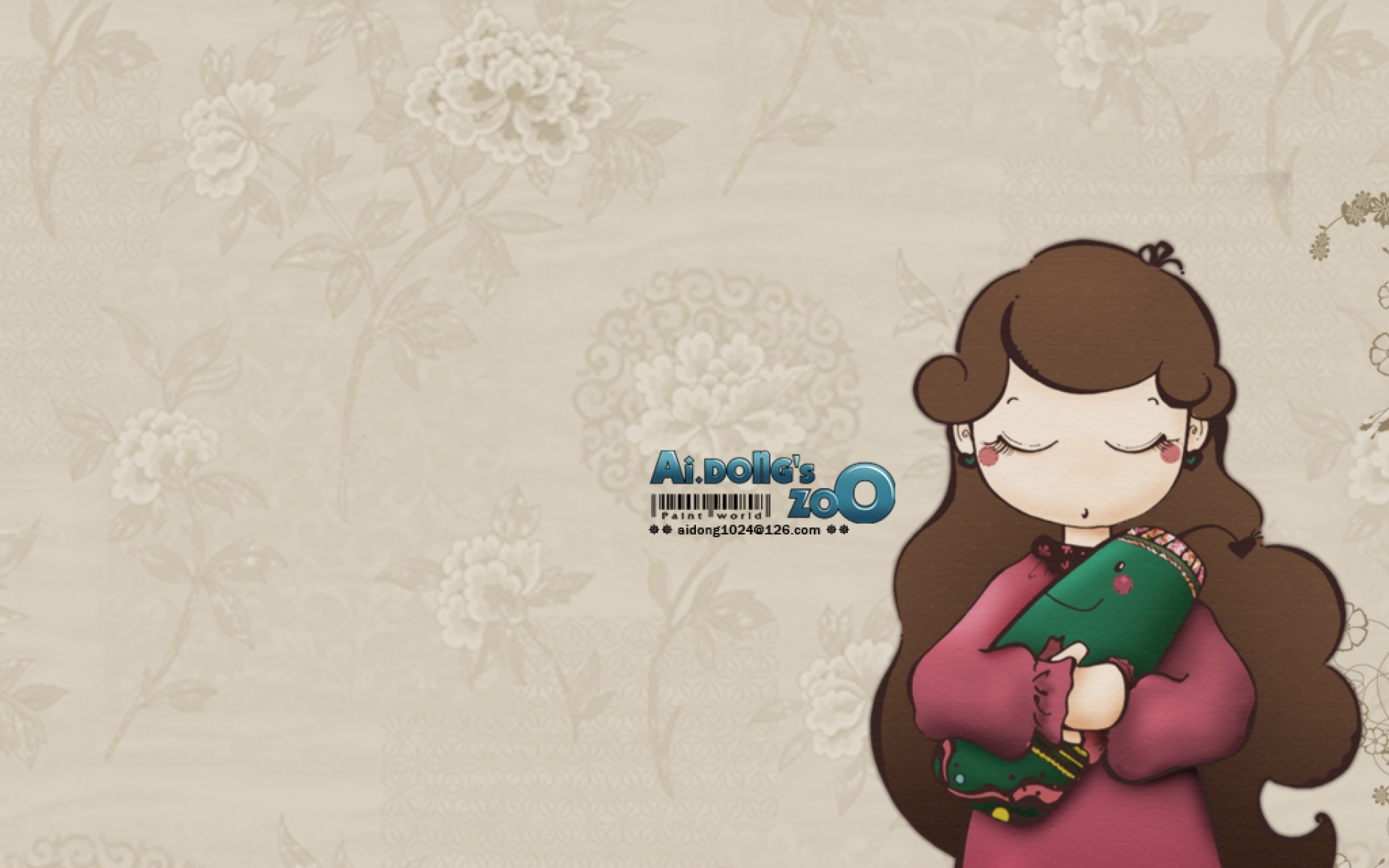 爱冬,女孩,精美,可爱,原创,卡通,2012Y十月31D,儿童桌面专用