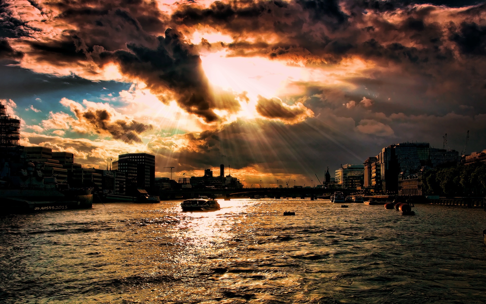 风景,落日余晖,2012Y十月30D,儿童桌面专用