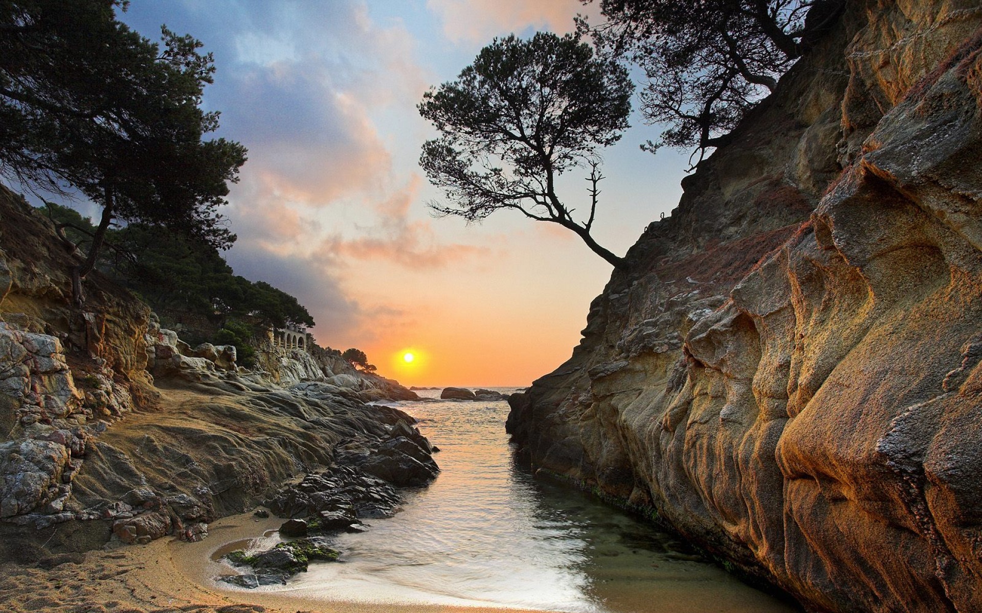 风景,落日余晖,2012Y十一月04D,儿童桌面专用