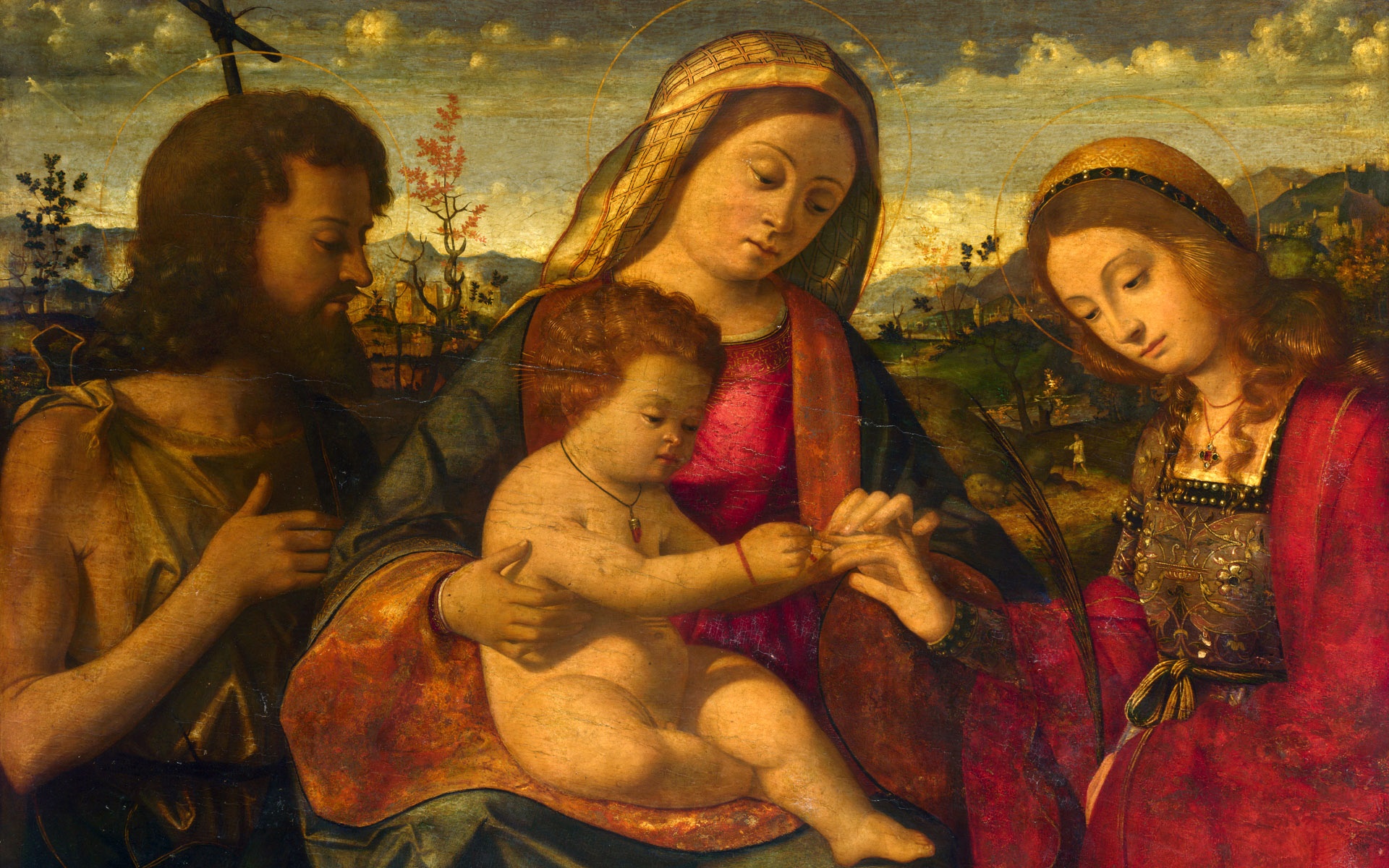 伦敦国家画廊,手绘