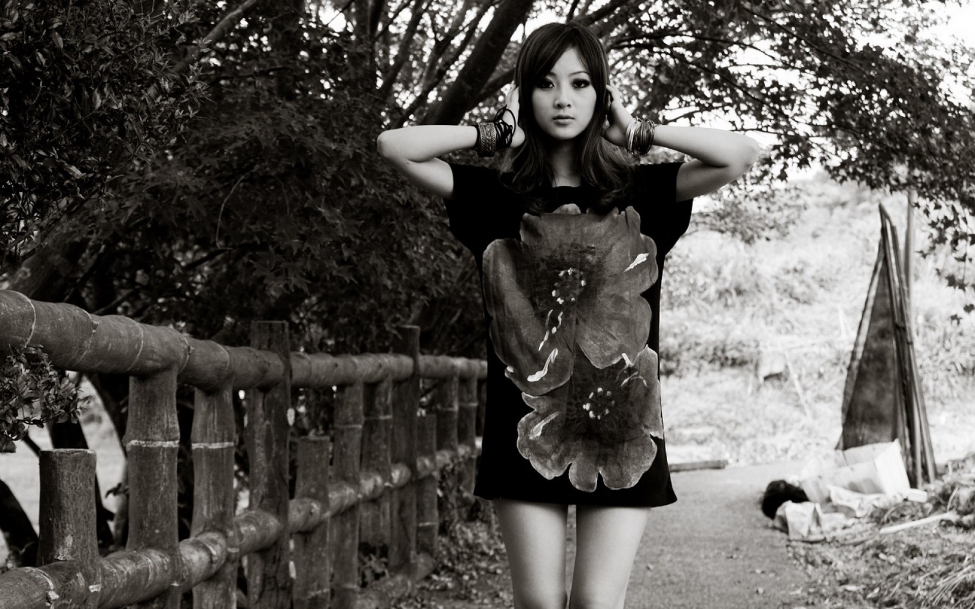 黑白,艺术照,果子MM,美女,清纯可爱,2012Y十月31D,萌妹子