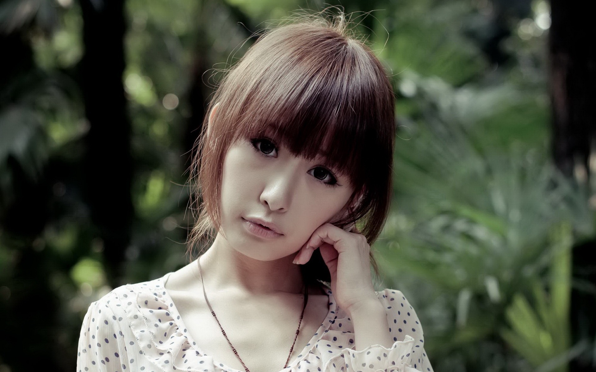 凱渥,美女,模特,NaNa,漫步丛林,宽屏,2012Y十月31D