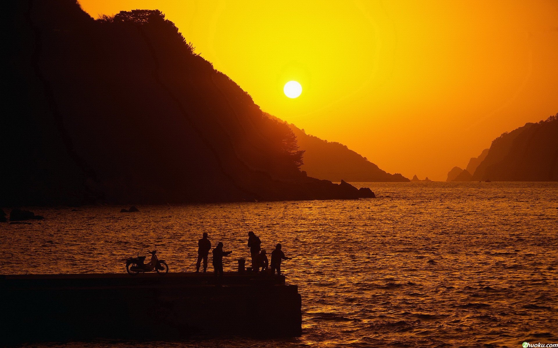 风景,落日余晖,2012Y十一月04D,儿童桌面专用