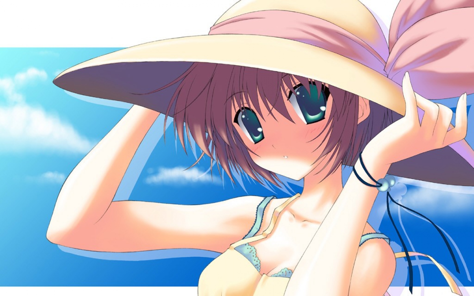 七彩的素描,动漫美女,2012Y十一月21D,儿童桌面专用