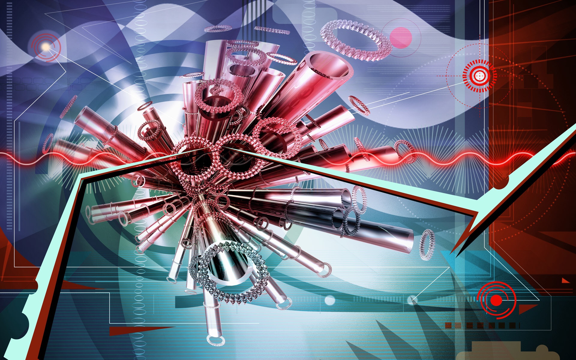 创意,科幻,立体,设计,宽屏,2012Y十一月03D,儿童桌面专用