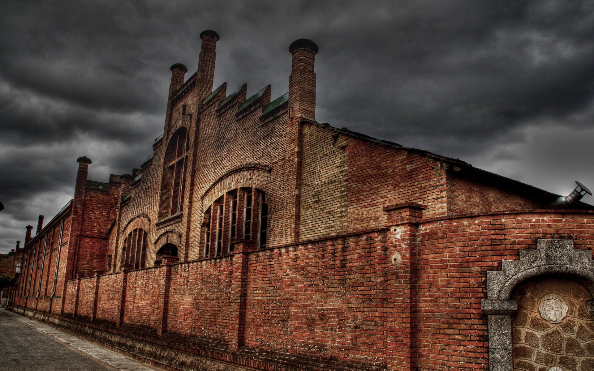 风景,城市,2012Y十月31D,陌生的街角,儿童桌面专用