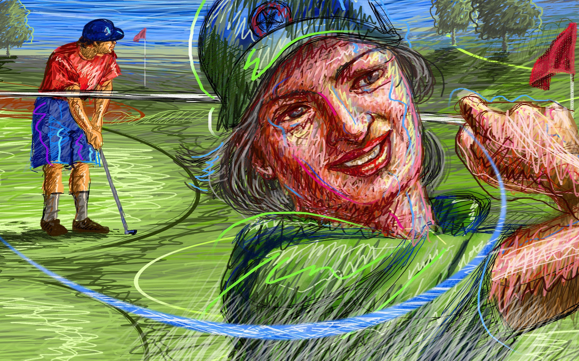 蜡笔,速写,体育,运动,2012Y十一月12D