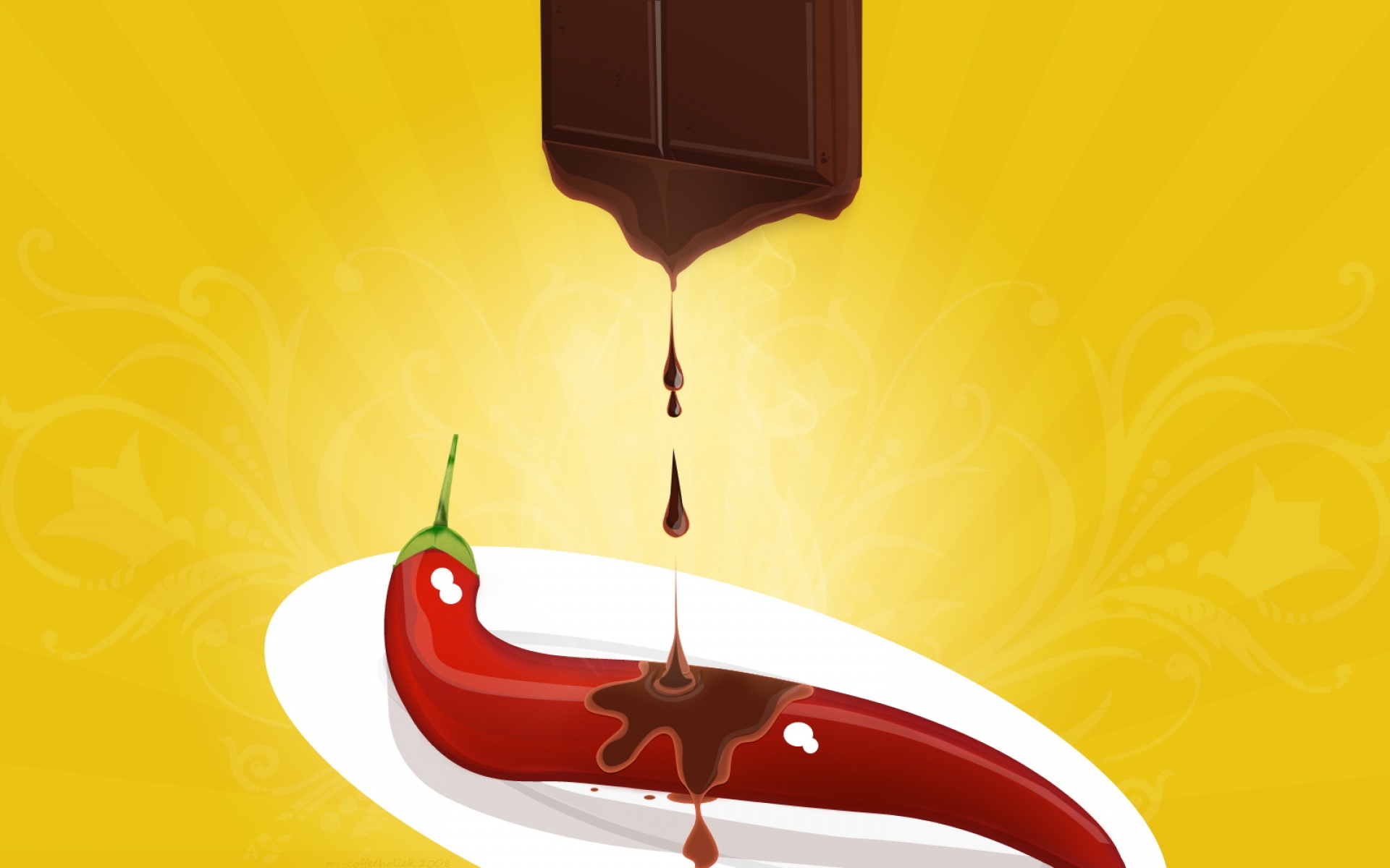 创意,简约,黄色,儿童桌面专用