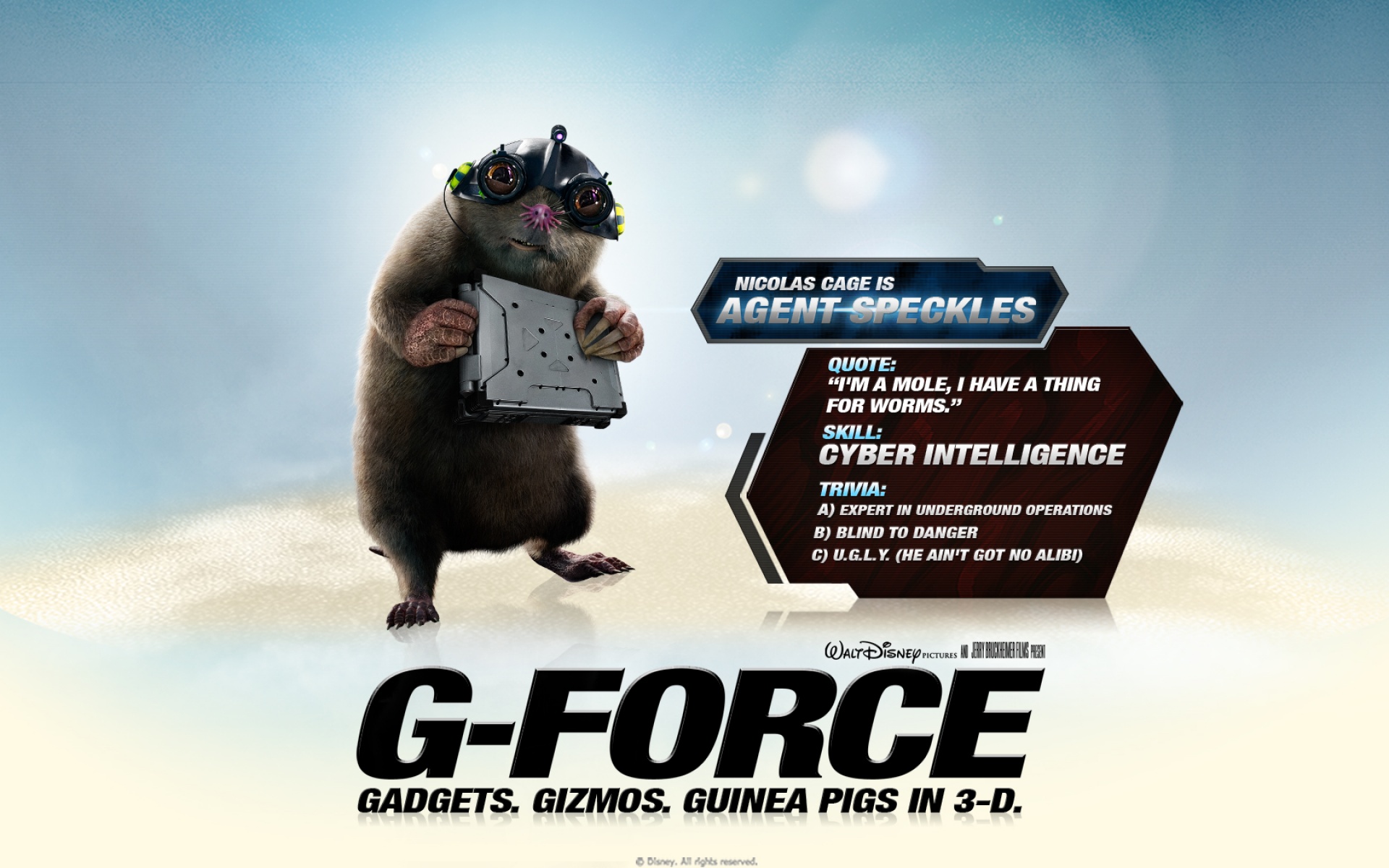 豚鼠特工队,G-Force,影视,卡通,电影,2012Y十一月03D
