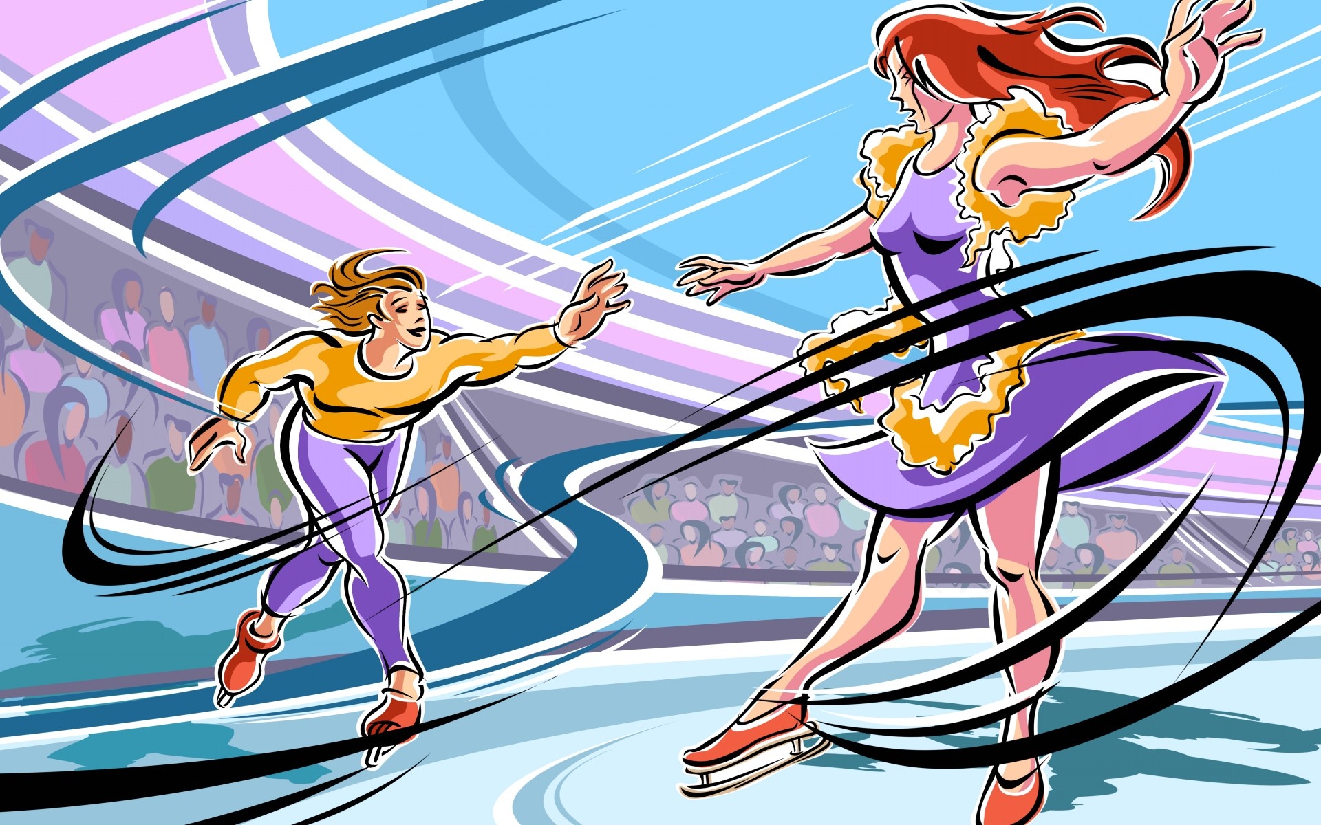 炫彩,手绘,插画,儿童桌面专用